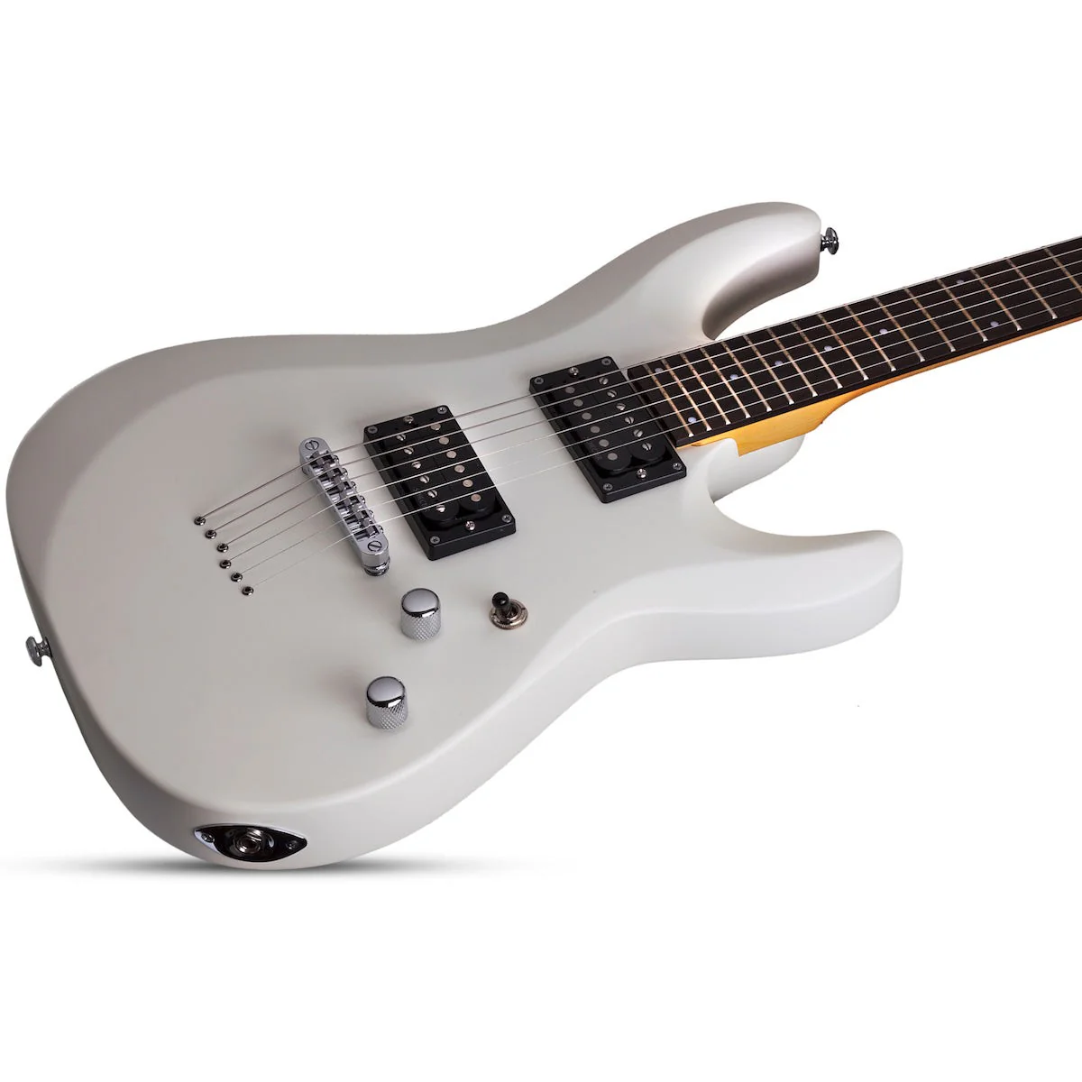 Schecter - C-6 Deluxe Satin White 432 - Image 3