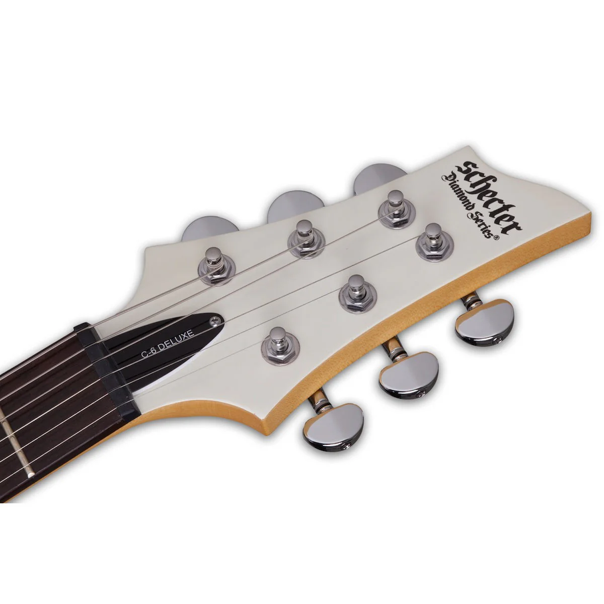 Schecter - C-6 Deluxe Satin White 432 - Image 4