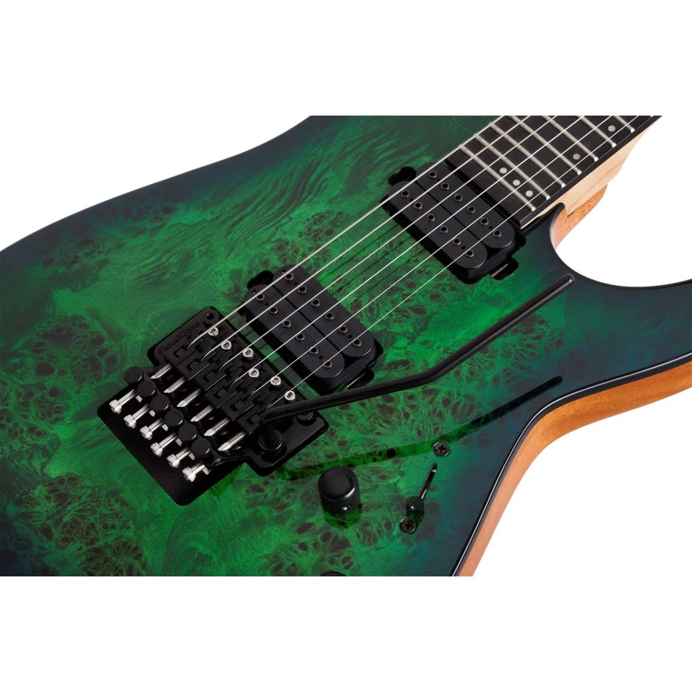 Schecter - C-6 Pro FR Aqua Burst (AQB) #3635 - Image 3