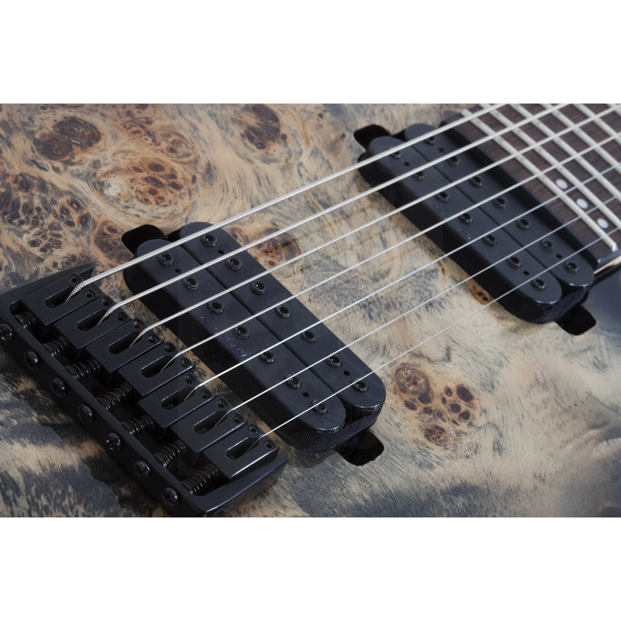 Schecter - C-7 Pro Charcoal Burst (CB) 3637 - Image 2