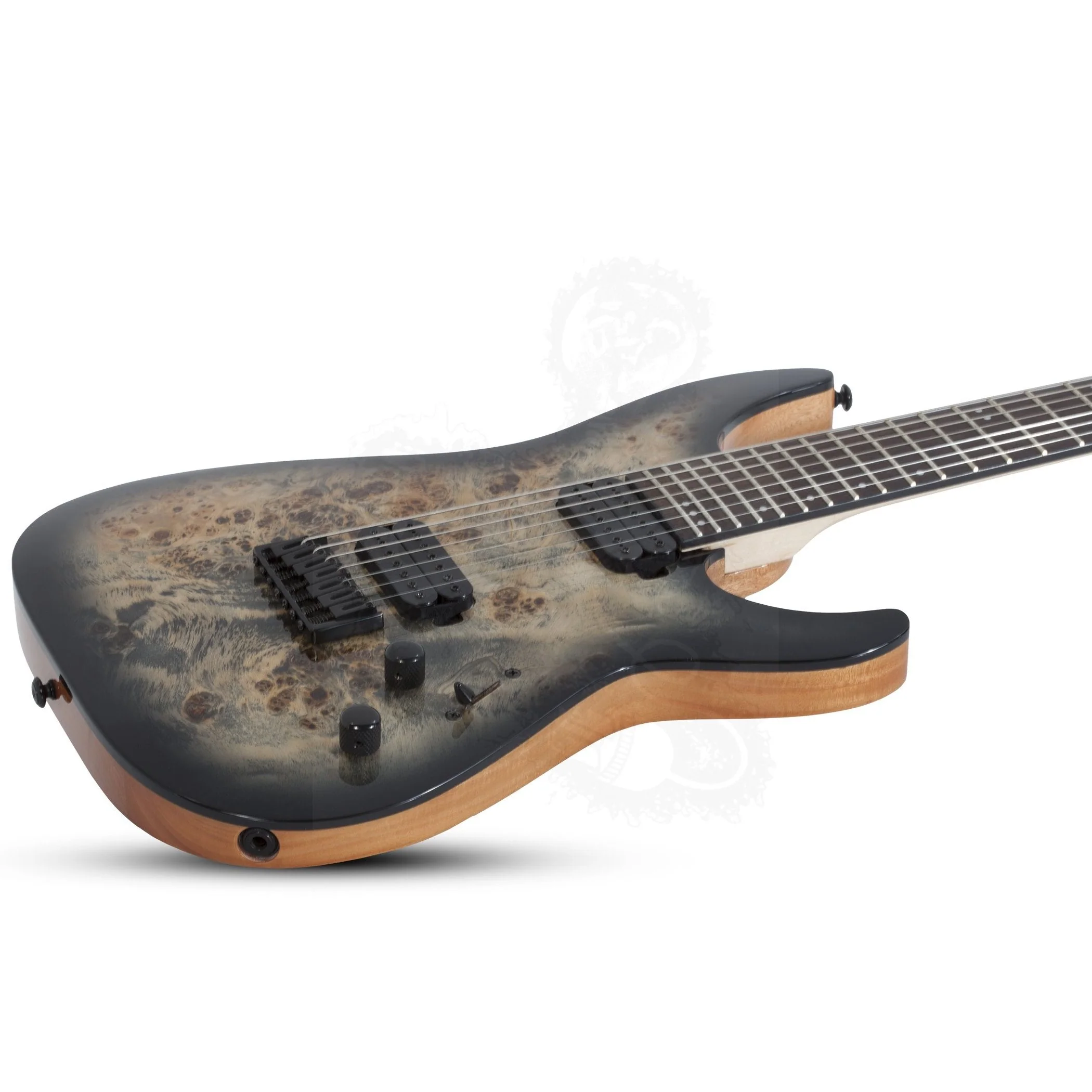 Schecter - C-7 Pro Charcoal Burst (CB) 3637 - Image 5
