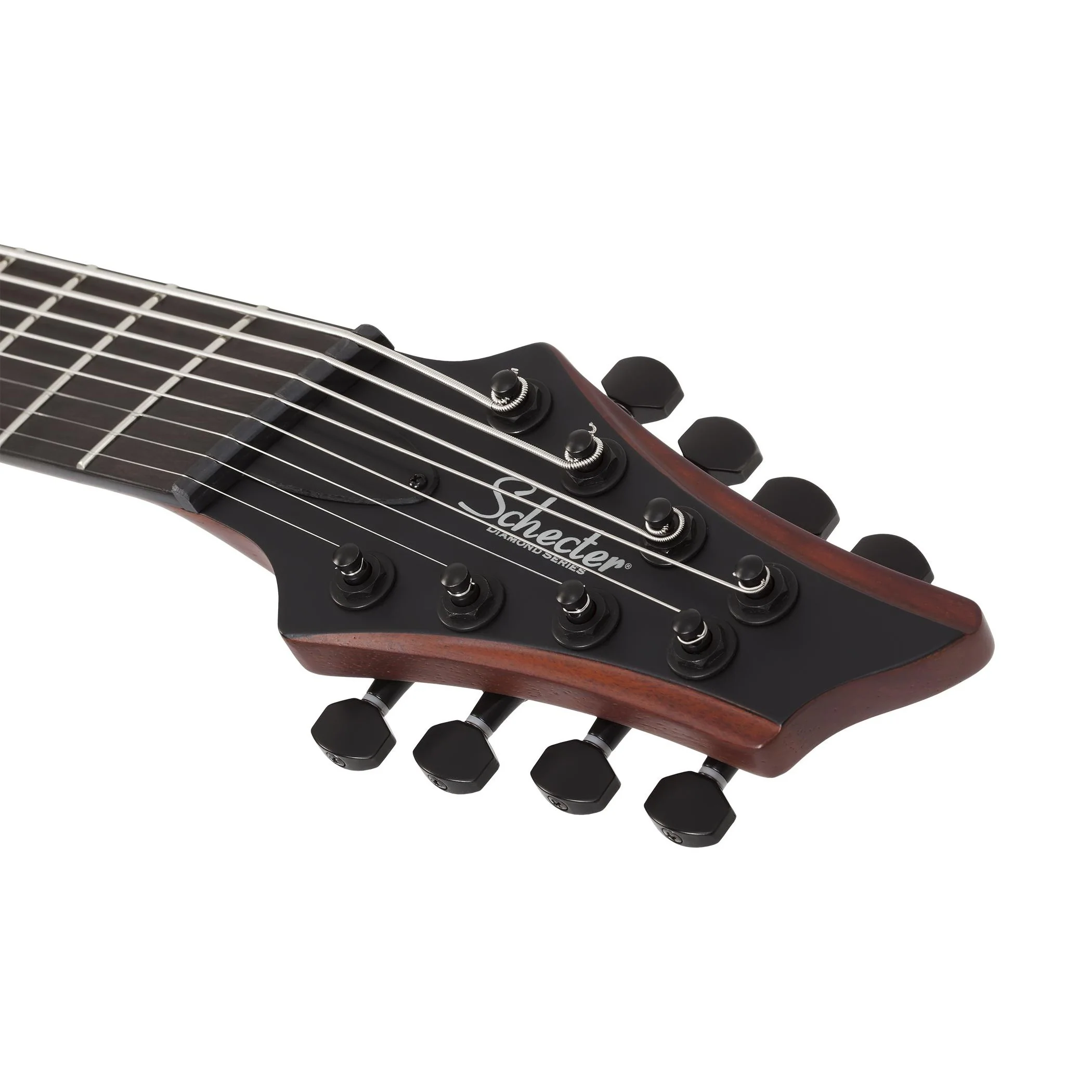 Schecter - C-8 Multiscale Rob Scallon 8-String Electric Guitar - Satin Dark Roast  - 903-SHC - Image 3