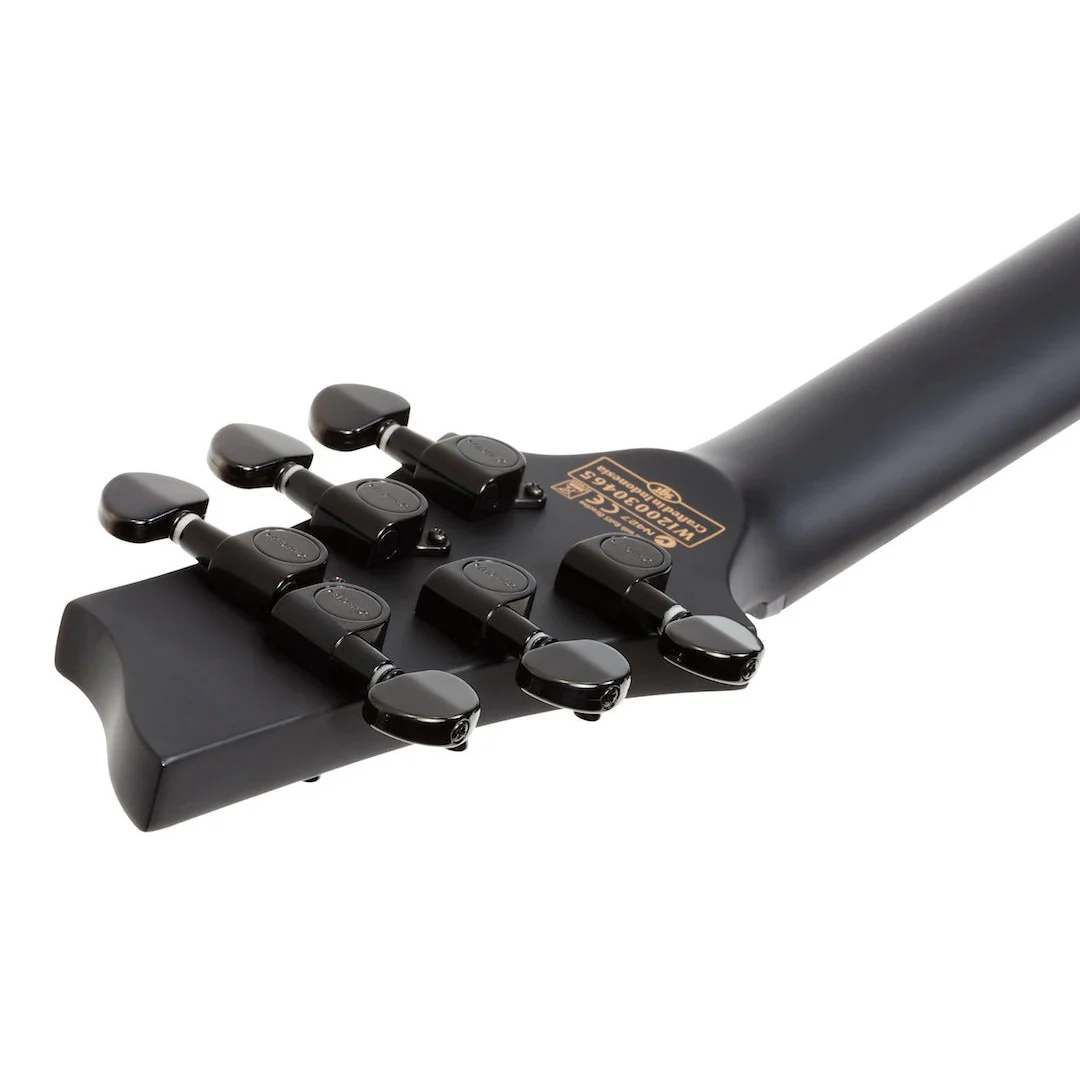 Schecter - Damien-6 Satin Black 2470 - Image 5