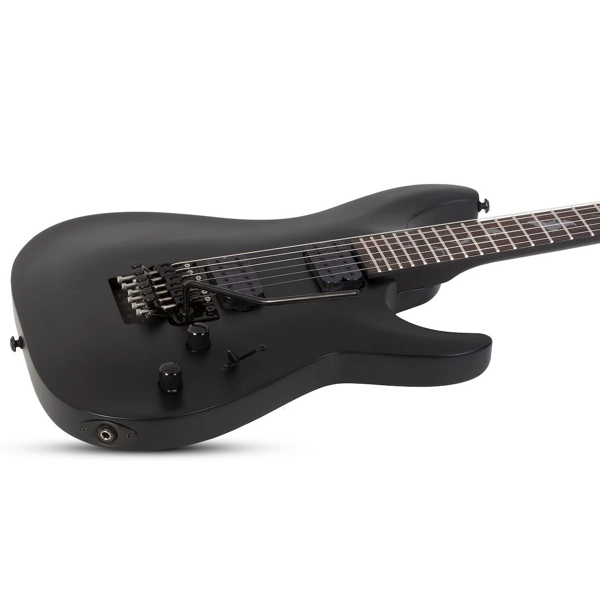 Schecter - Damien-6 Satin Black 2471 - Image 3