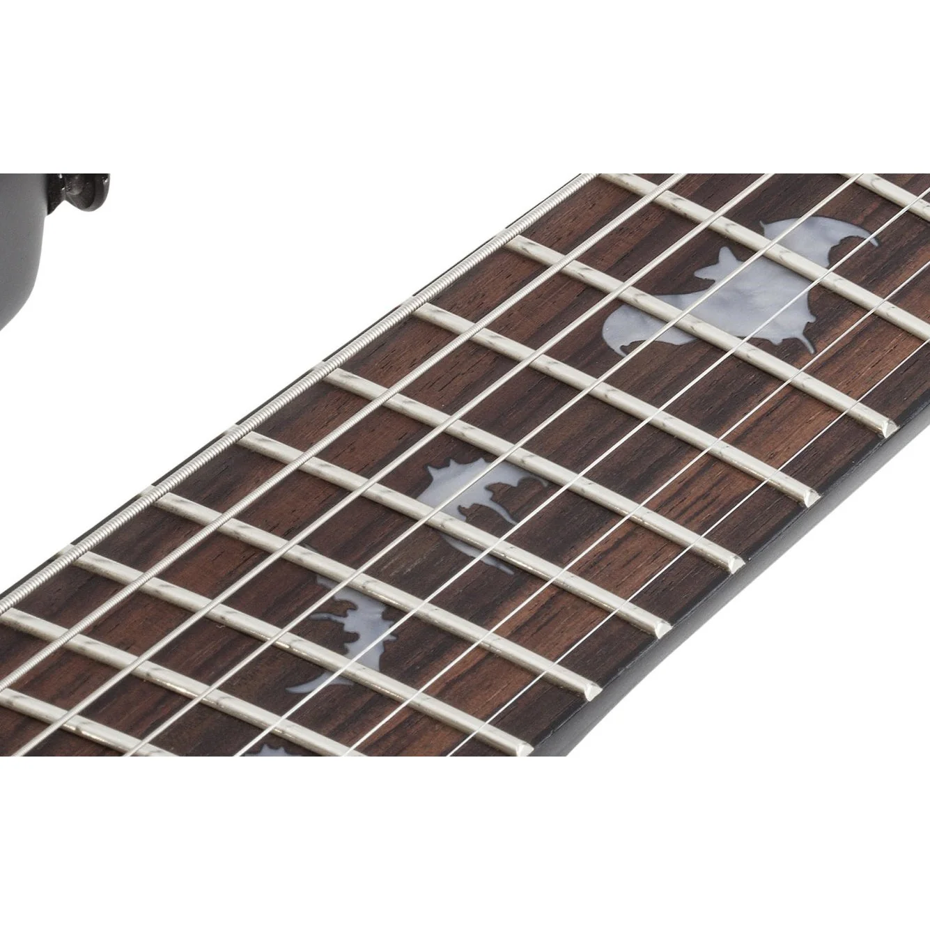 Schecter - Damien-7 Multiscale 7-String Electric Guitar - Satin Black - Image 3