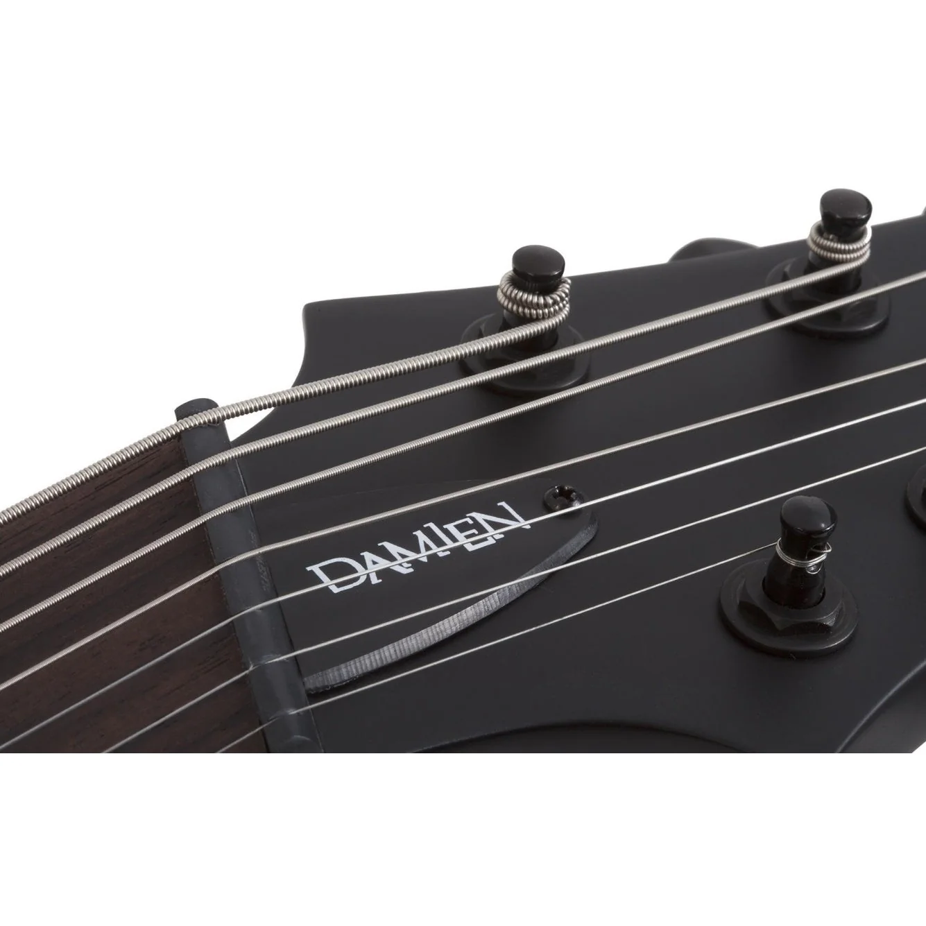 Schecter - Damien-7 Multiscale 7-String Electric Guitar - Satin Black - Image 5