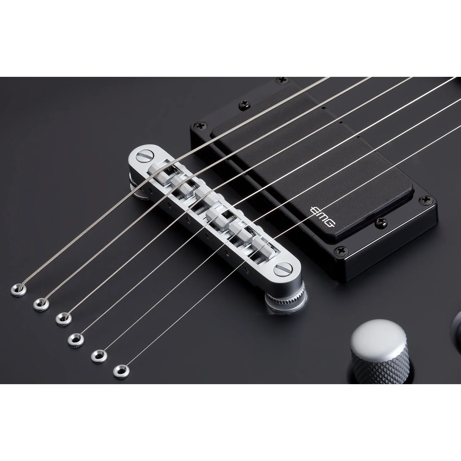 Schecter - Damien Platinum-6 Satin Black (SBK) #1181 - Image 3