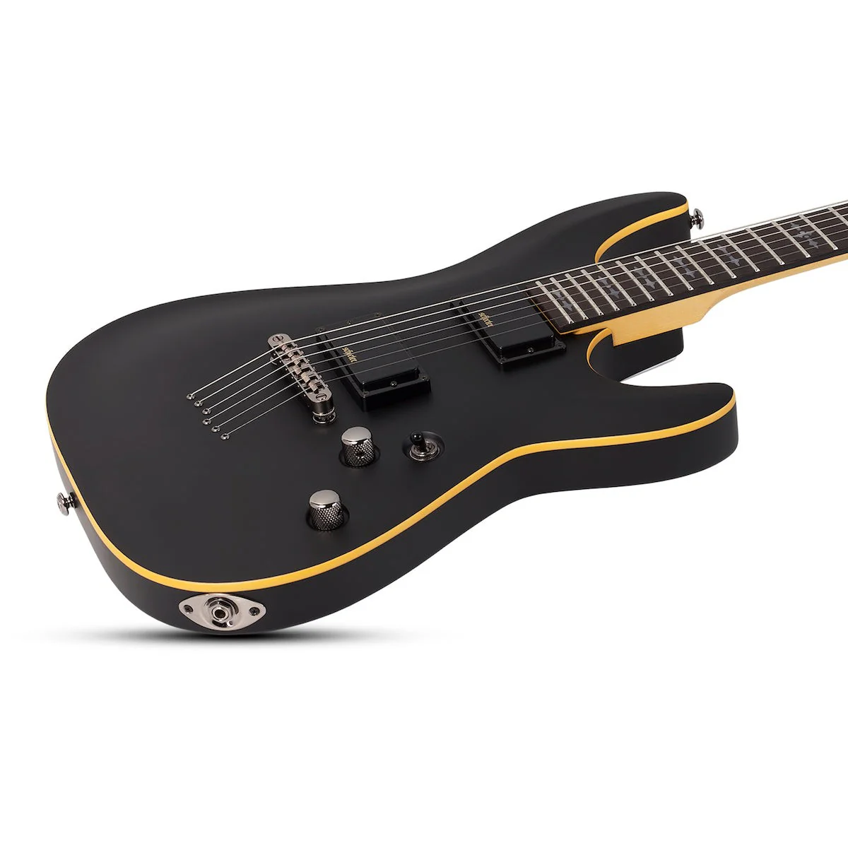 Schecter - Demon-6 Aged Black Satin 3660 - Image 2