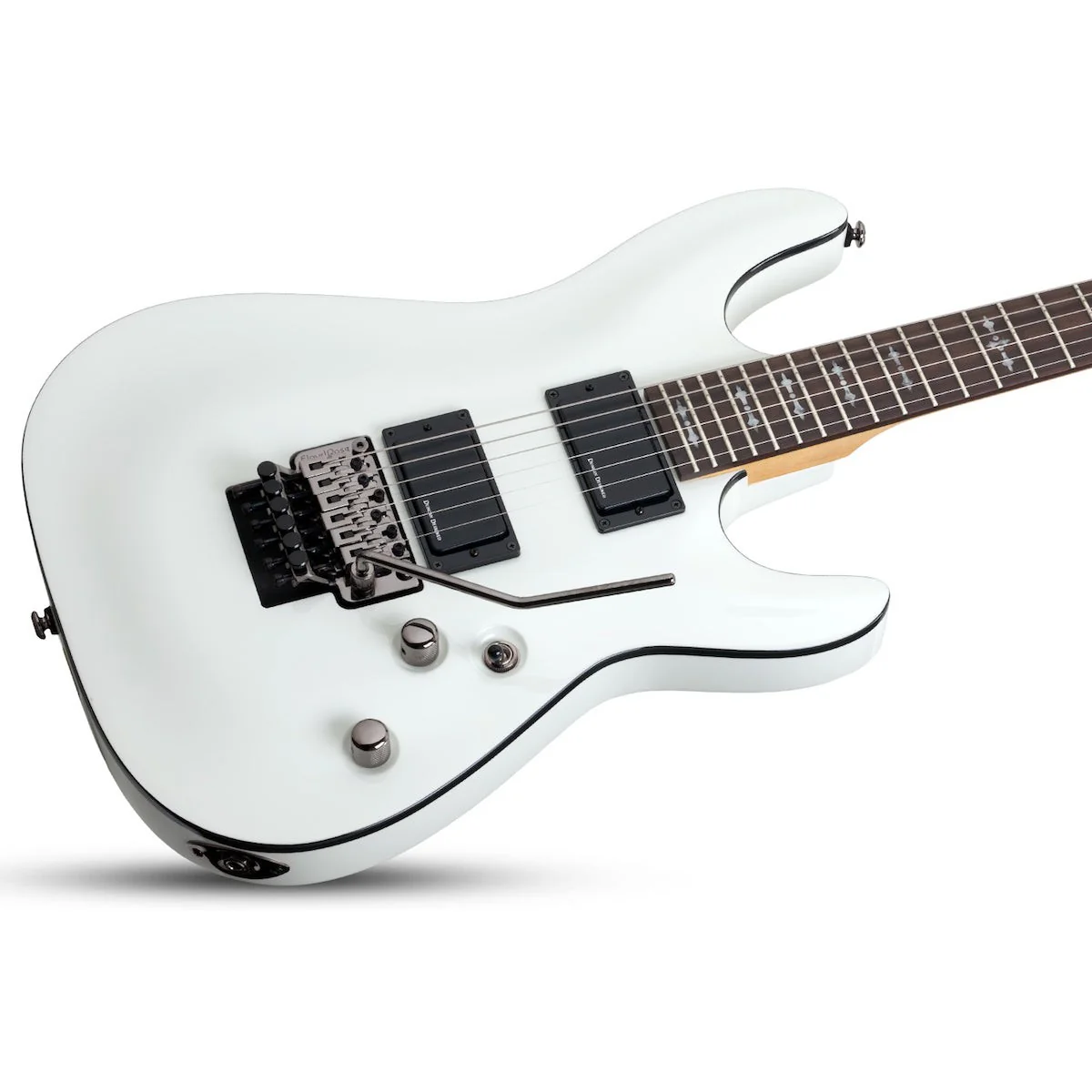 Schecter - Demon-6 FR Vintage White 3246 - Image 2