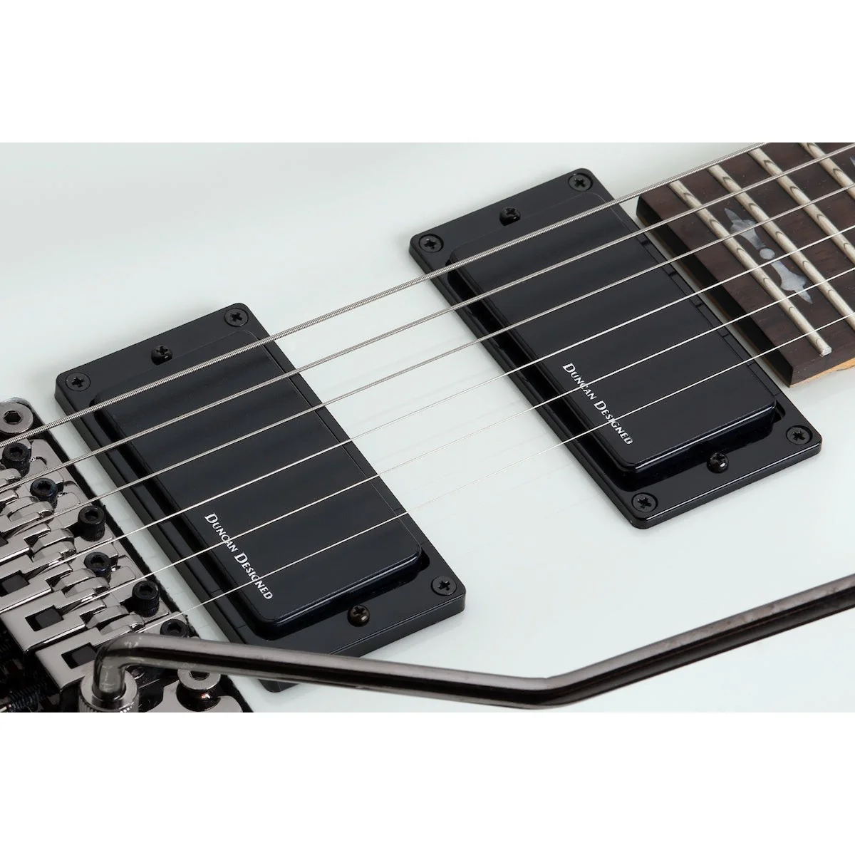 Schecter - Demon-6 FR Vintage White 3246 - Image 3