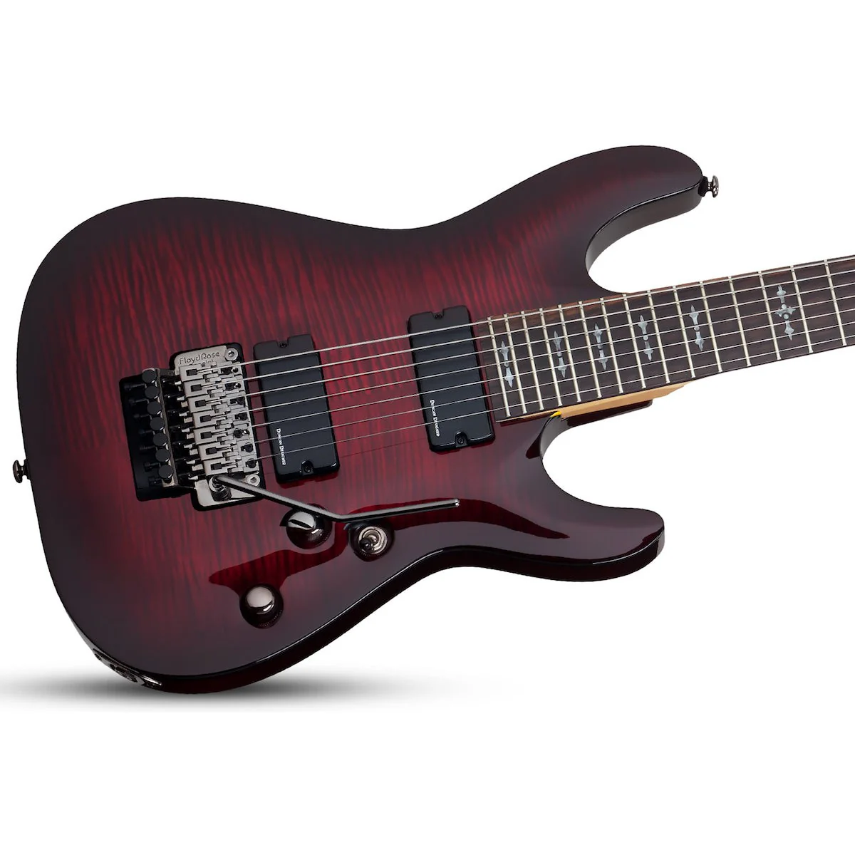 Schecter - Demon-7 FR Crimson Red Burst 3260 - Image 2