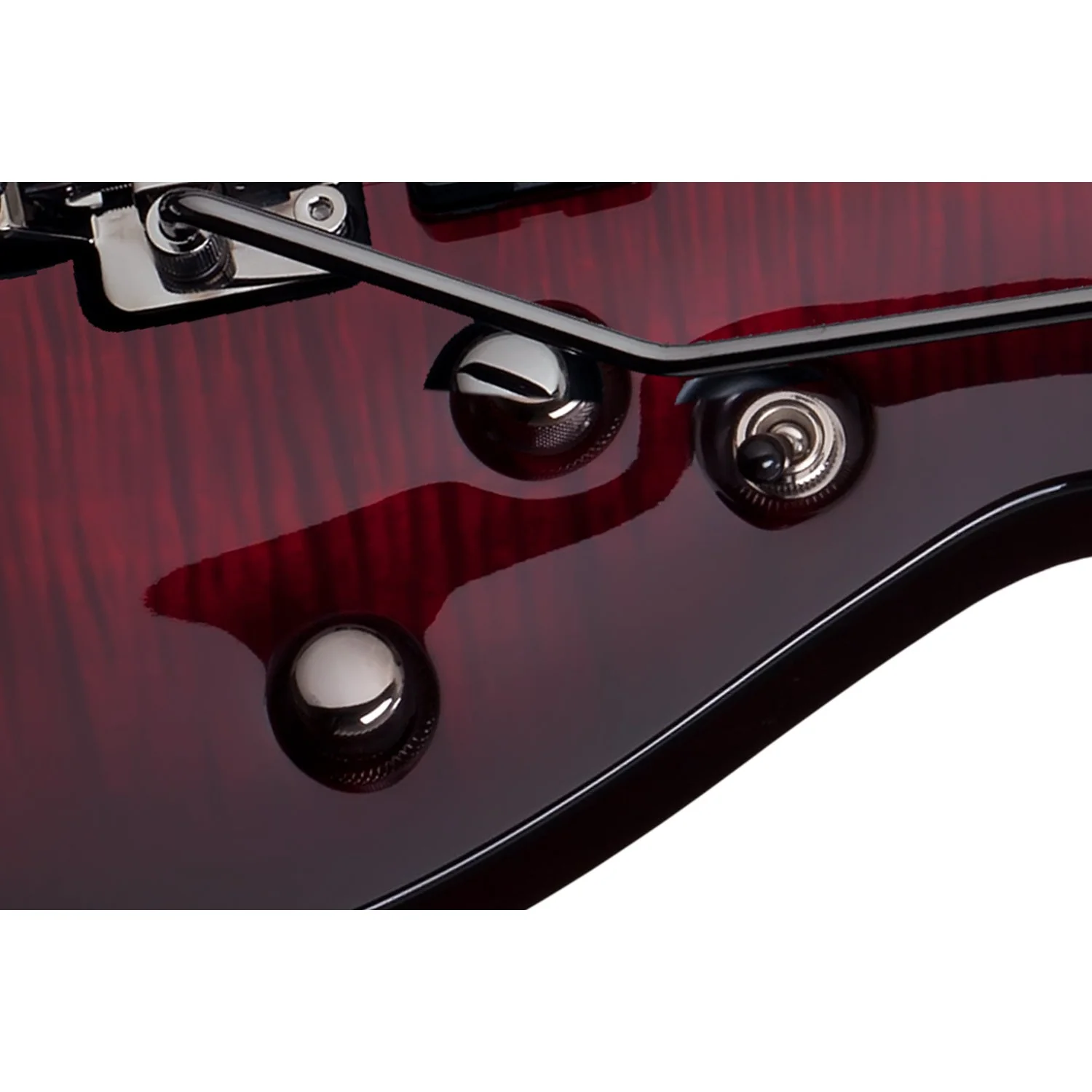 Schecter - Demon-7 FR Crimson Red Burst (CRB) #3260 - Image 5