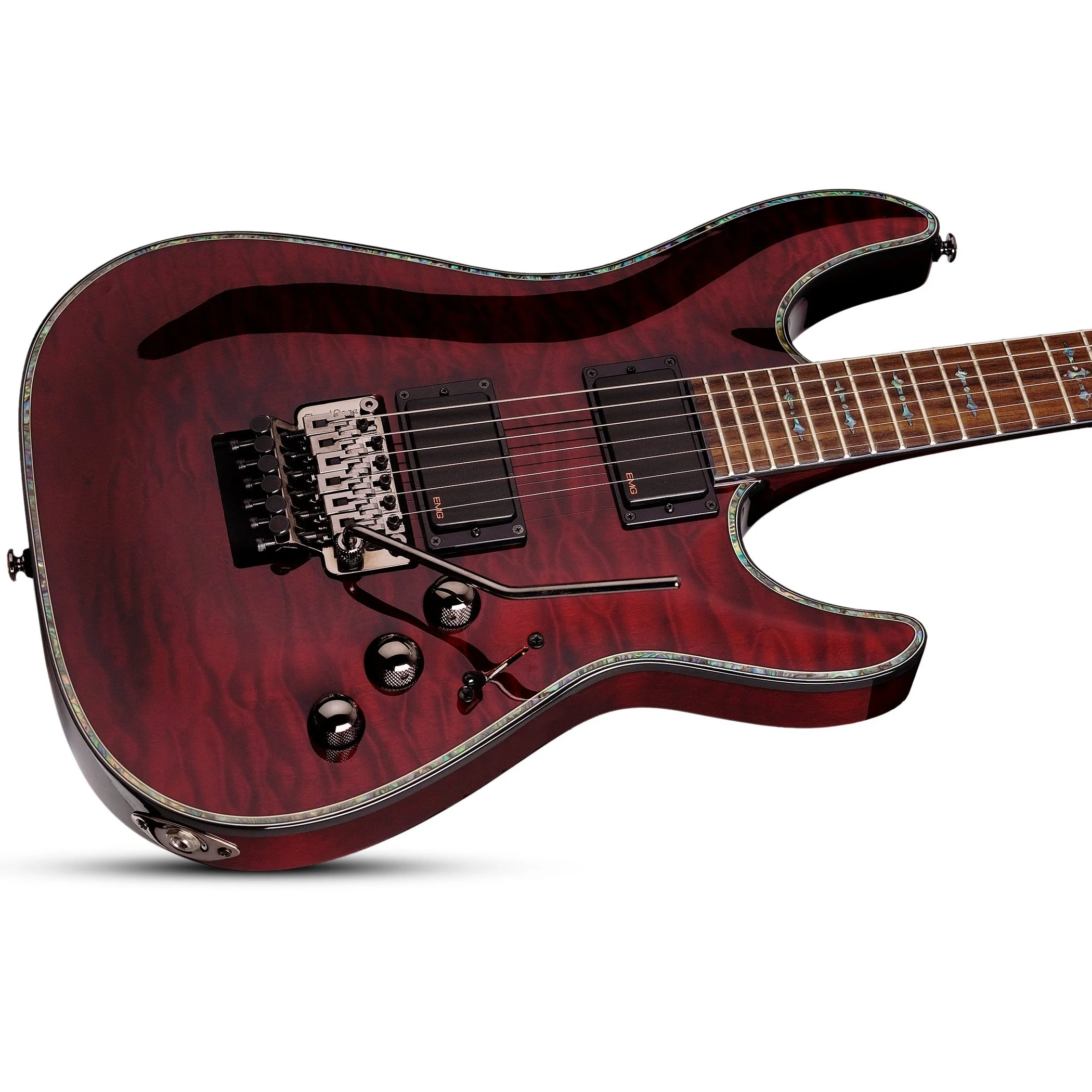 Schecter - Hellraiser C-1 FR Black Cherry (BCH) #1794 - Image 4