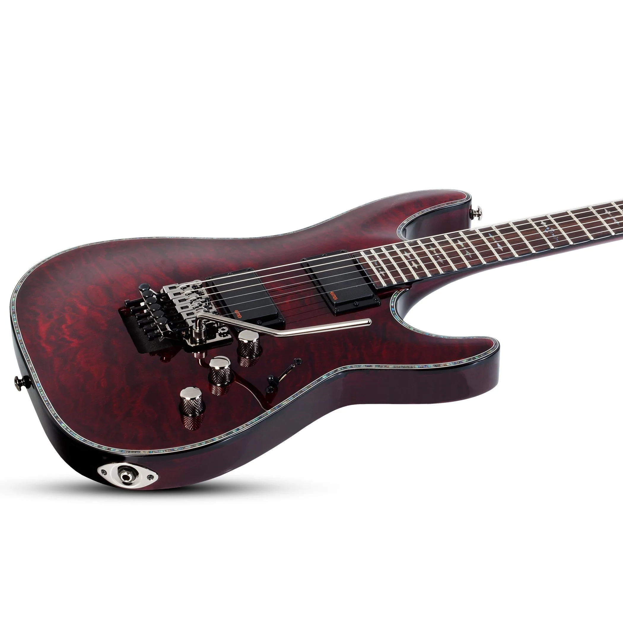 Schecter - Hellraiser C-1 FR Black Cherry (BCH) #1794 - Image 5