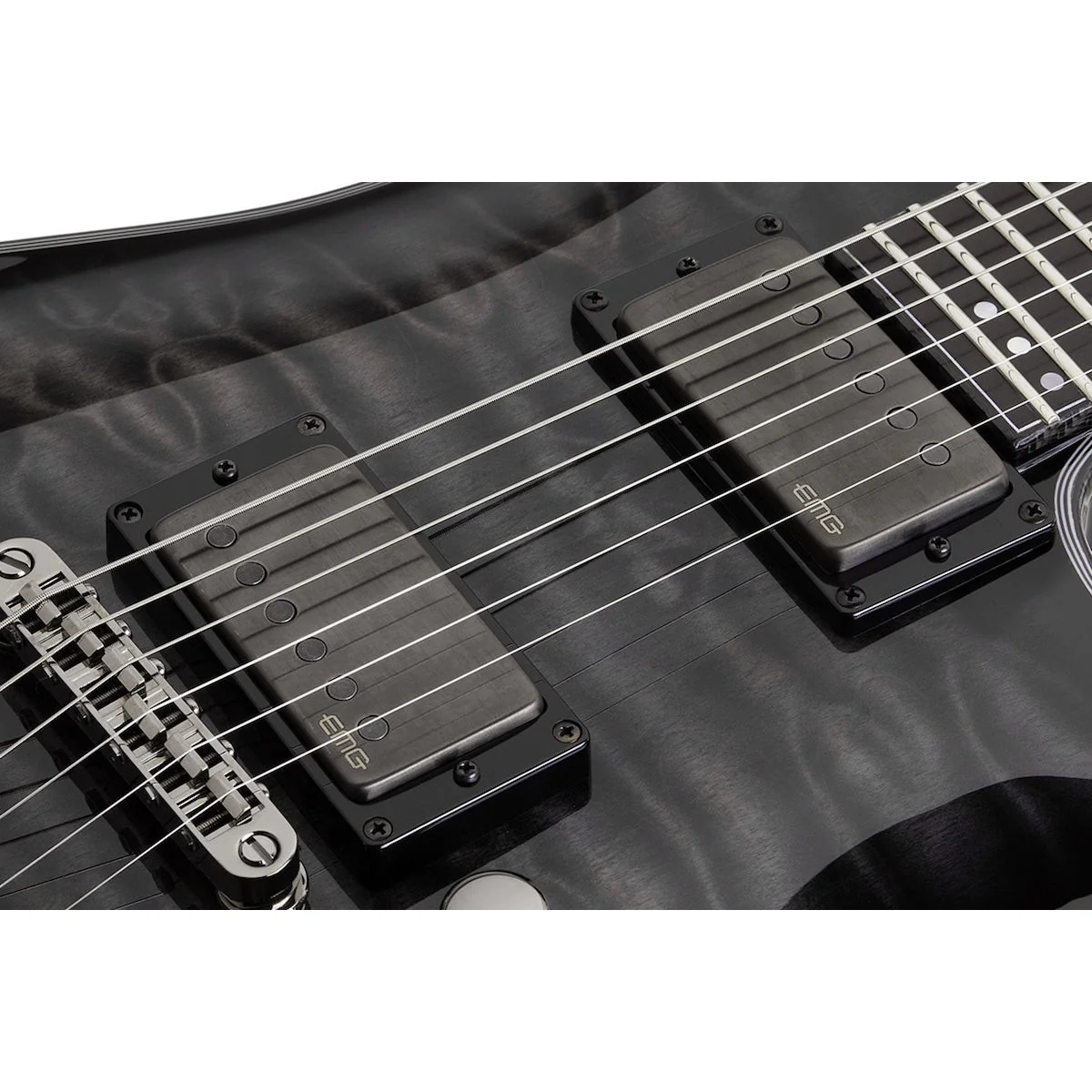 Schecter - Hellraiser Hybrid C-1 Trans Black Burst 1922 - Image 3