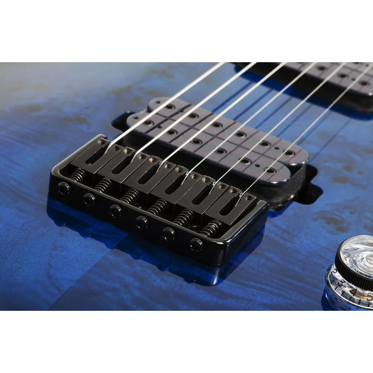 Schecter - Omen Elite-6 See-Thru Blue Burst 2452 - Image 6