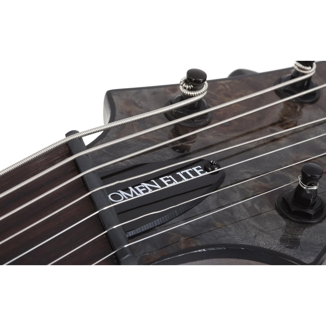 Schecter - Omen Elite-7 Multiscale 7-String Electric Guitar - Charcoal - Image 5