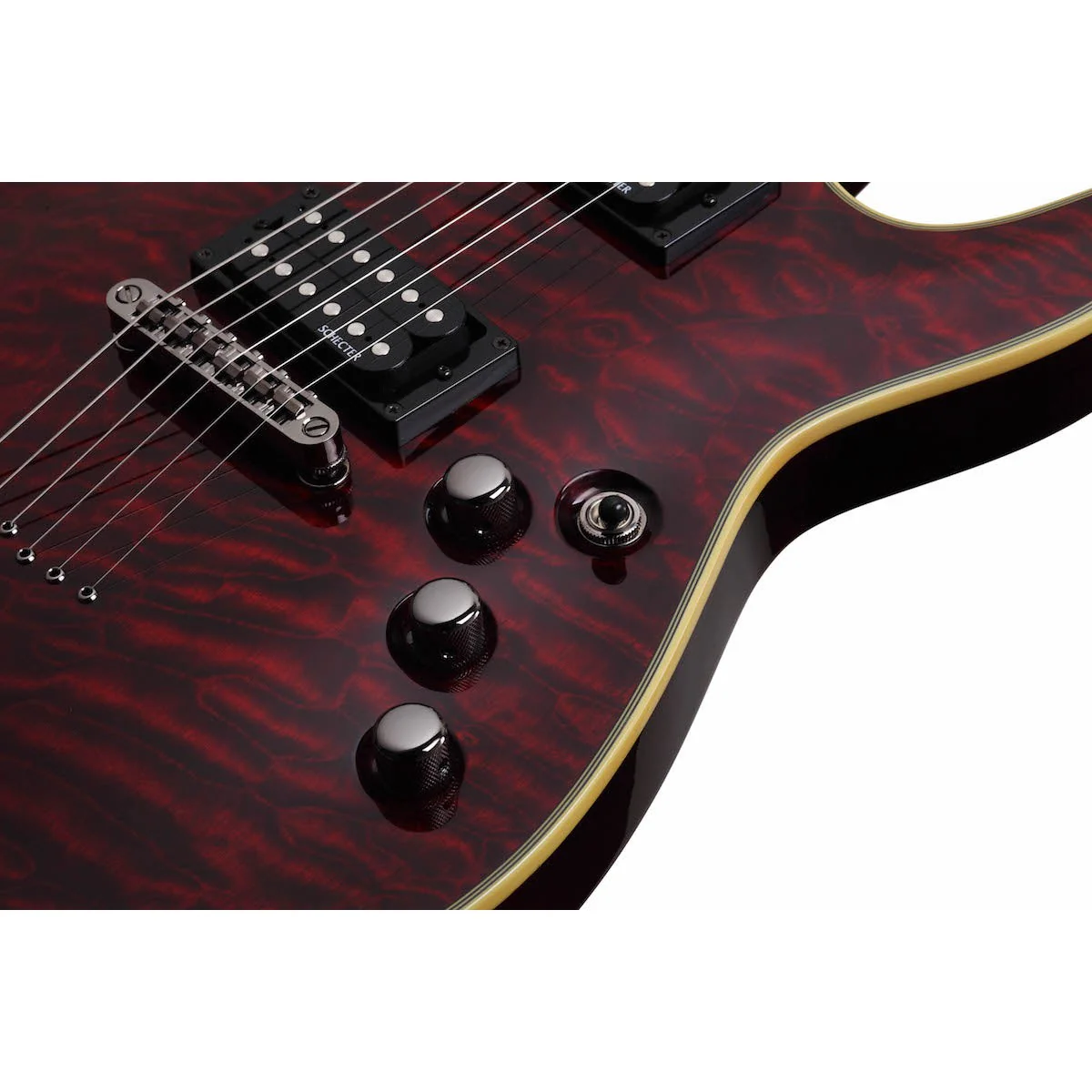 Schecter - Omen Extreme-6 LH Black Cherry 2009 - Image 3
