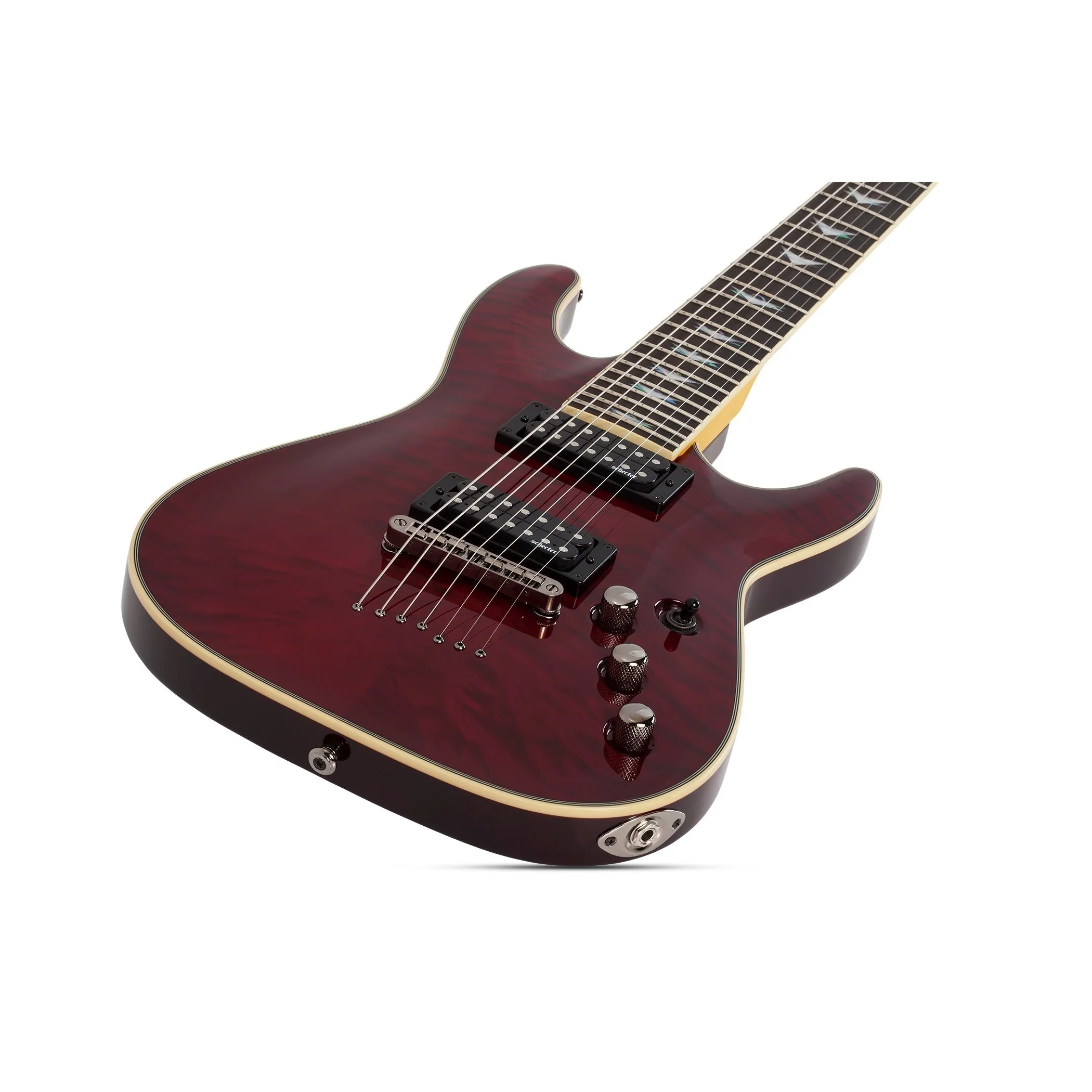 Schecter - Omen Extreme-7 Black Cherry (BCH) #2008 - Image 2