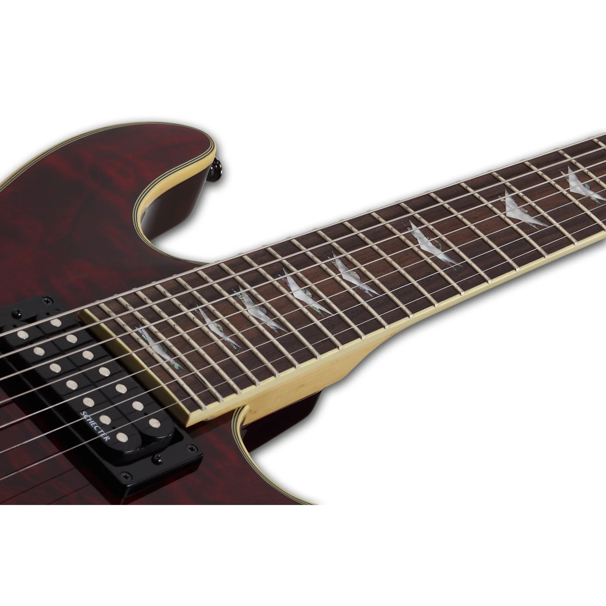Schecter - Omen Extreme-7 Black Cherry (BCH) #2008 - Image 4