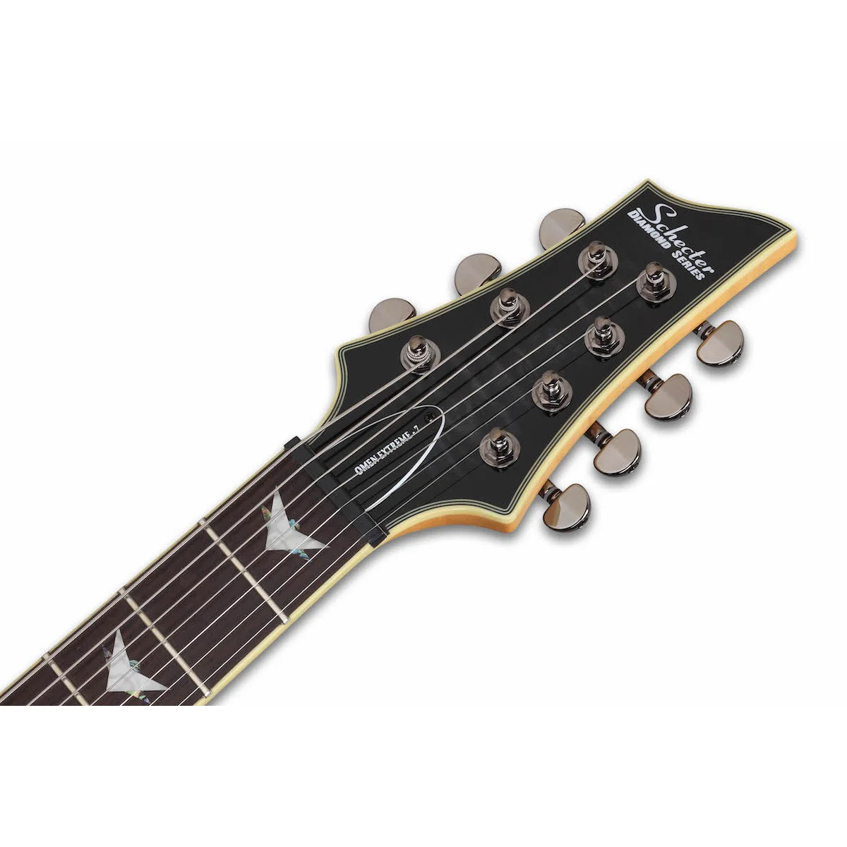 Schecter - Omen Extreme-7 See-Thru Black 2007 - Image 3