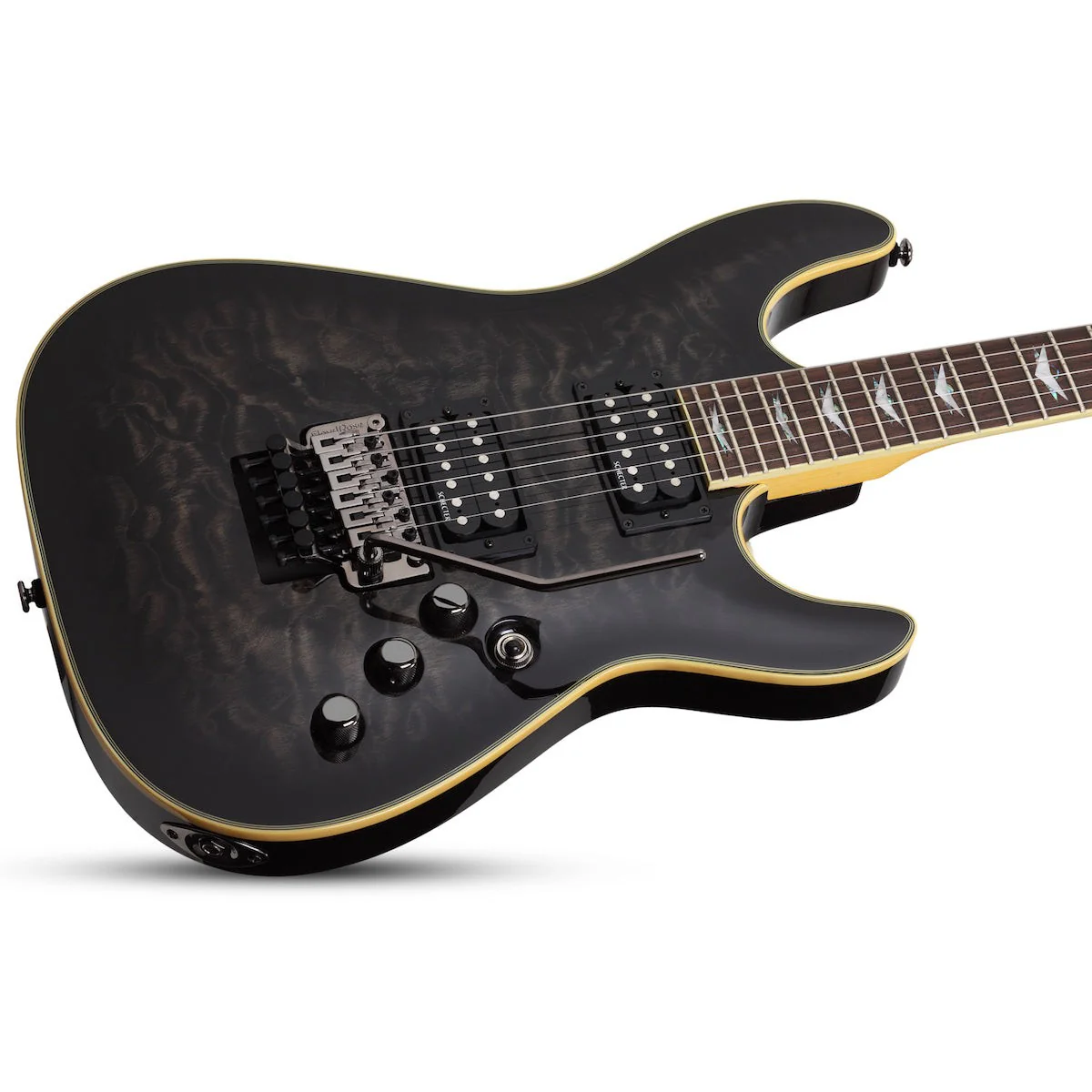 Schecter - Omen Extreme-FR See-Thru Black 2027 - Image 2