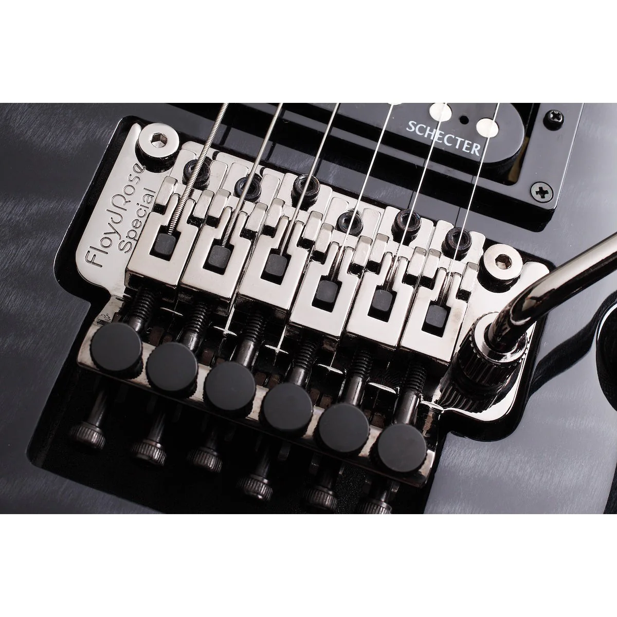 Schecter - Omen Extreme-FR See-Thru Black 2027 - Image 4