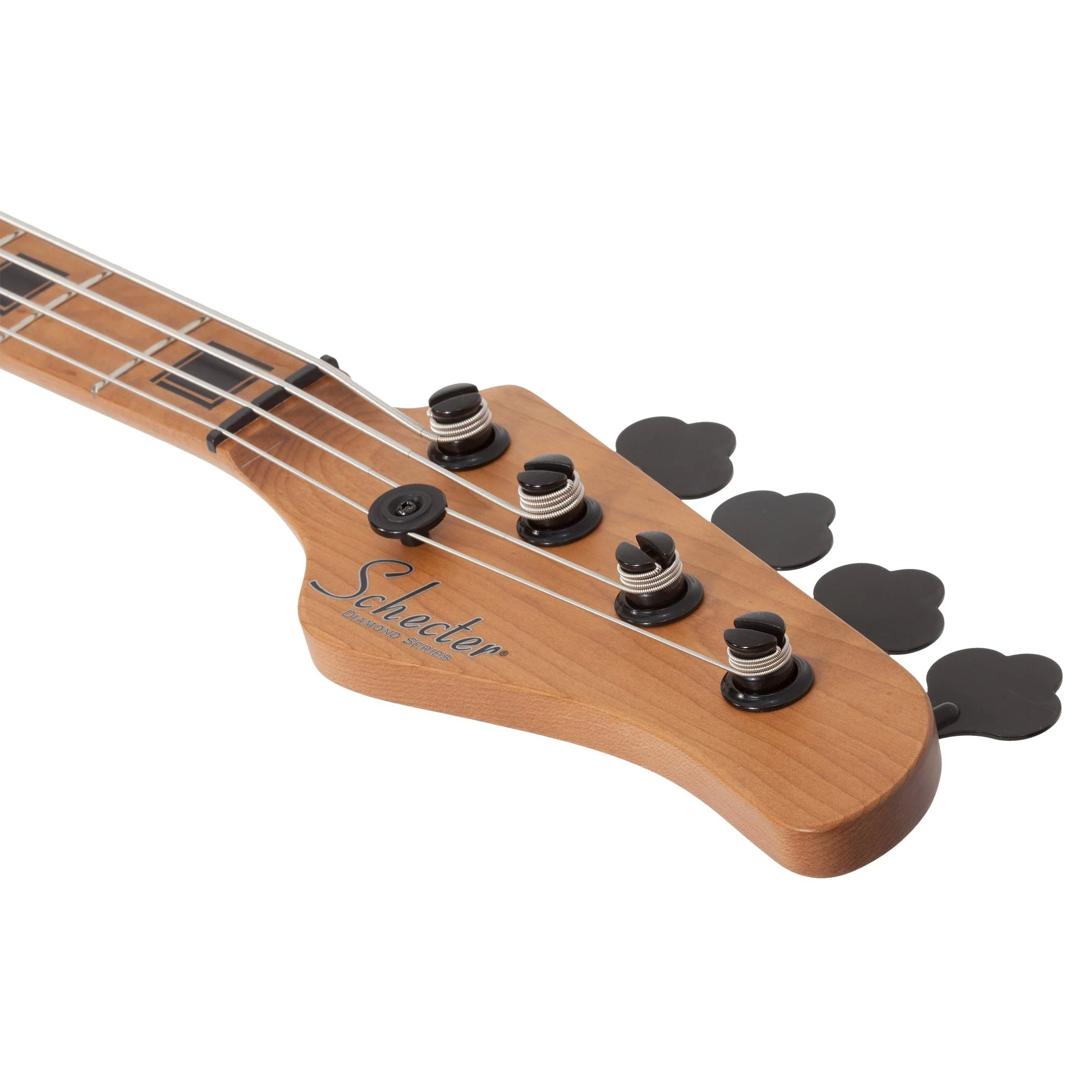 Schecter - P-4 Exotic Electric Bass - Faded Vintage Sunburst - 2927-SHC - Image 5