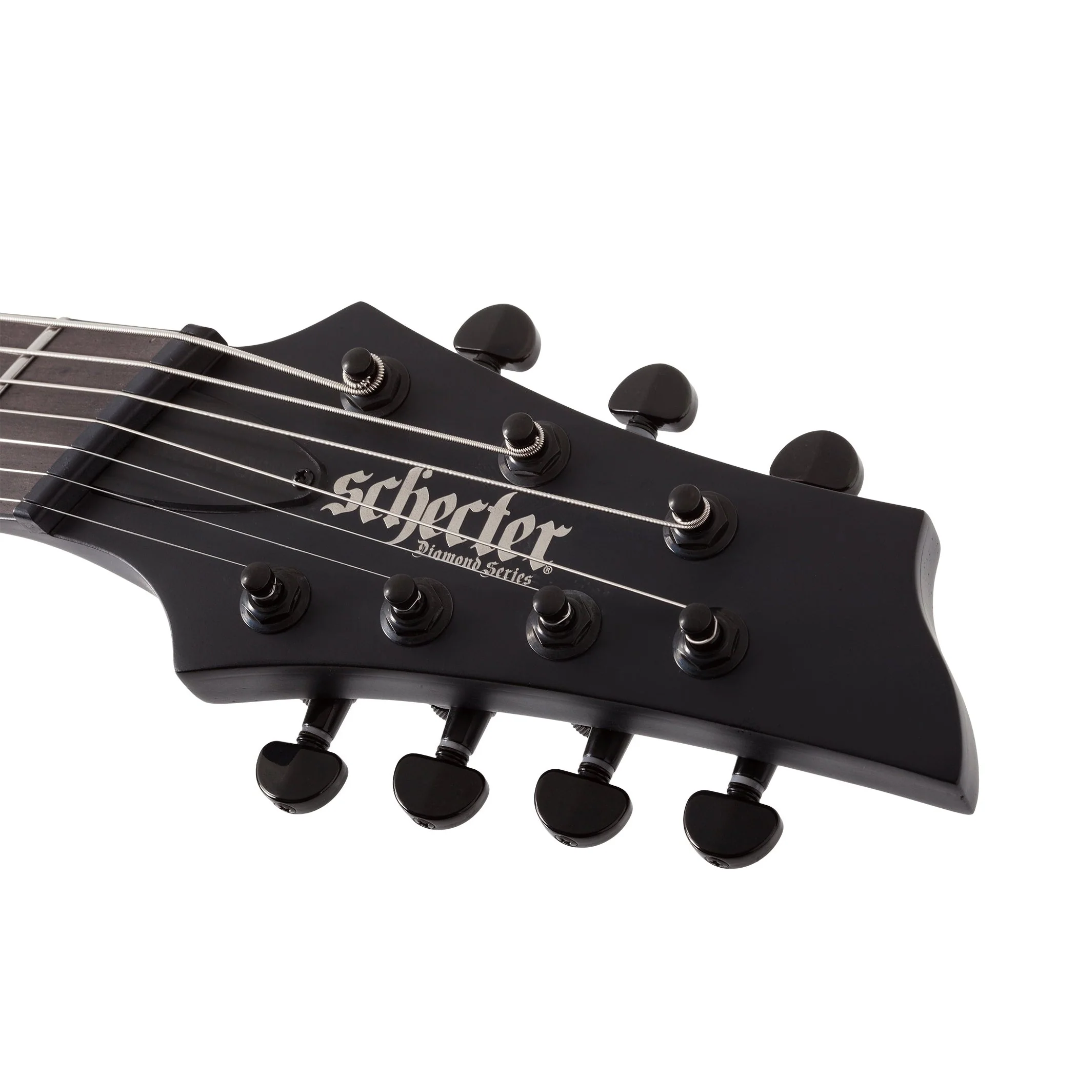 Schecter - PT-7 Black Ops 7-String Electric Guitar, Satin Black Open Pore - 621-SHC - Image 7