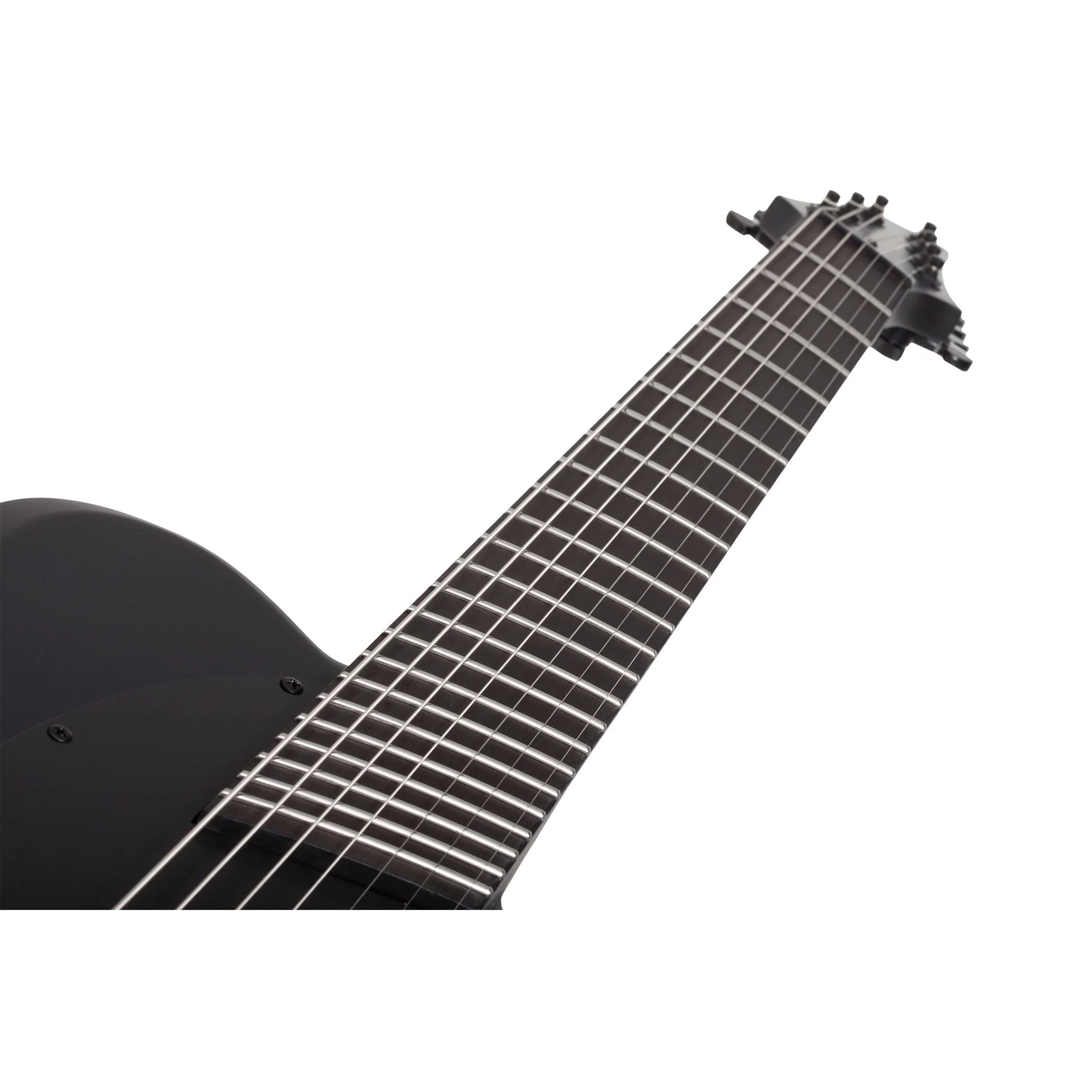 Schecter - PT-7 Black Ops Left-Handed 7-String Electric Guitar - Satin Black Open Pore - 624-SHC - Image 3