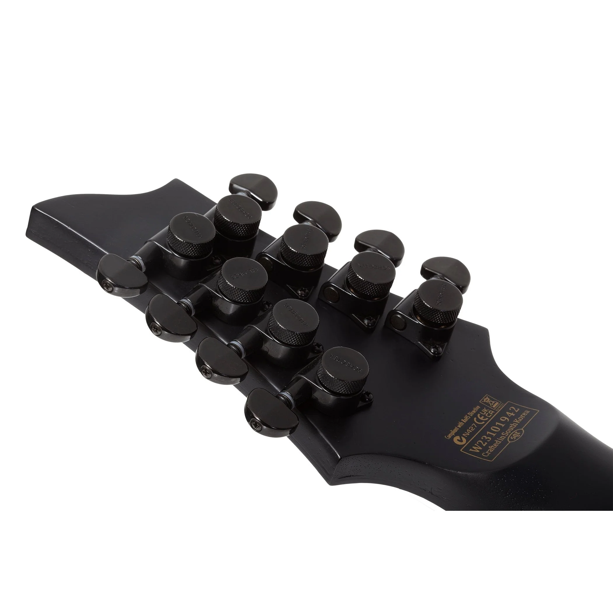 Schecter - PT-8 Black Ops 8-String Electric Guitar, Satin Black Open Pore - 622-SHC - Image 6