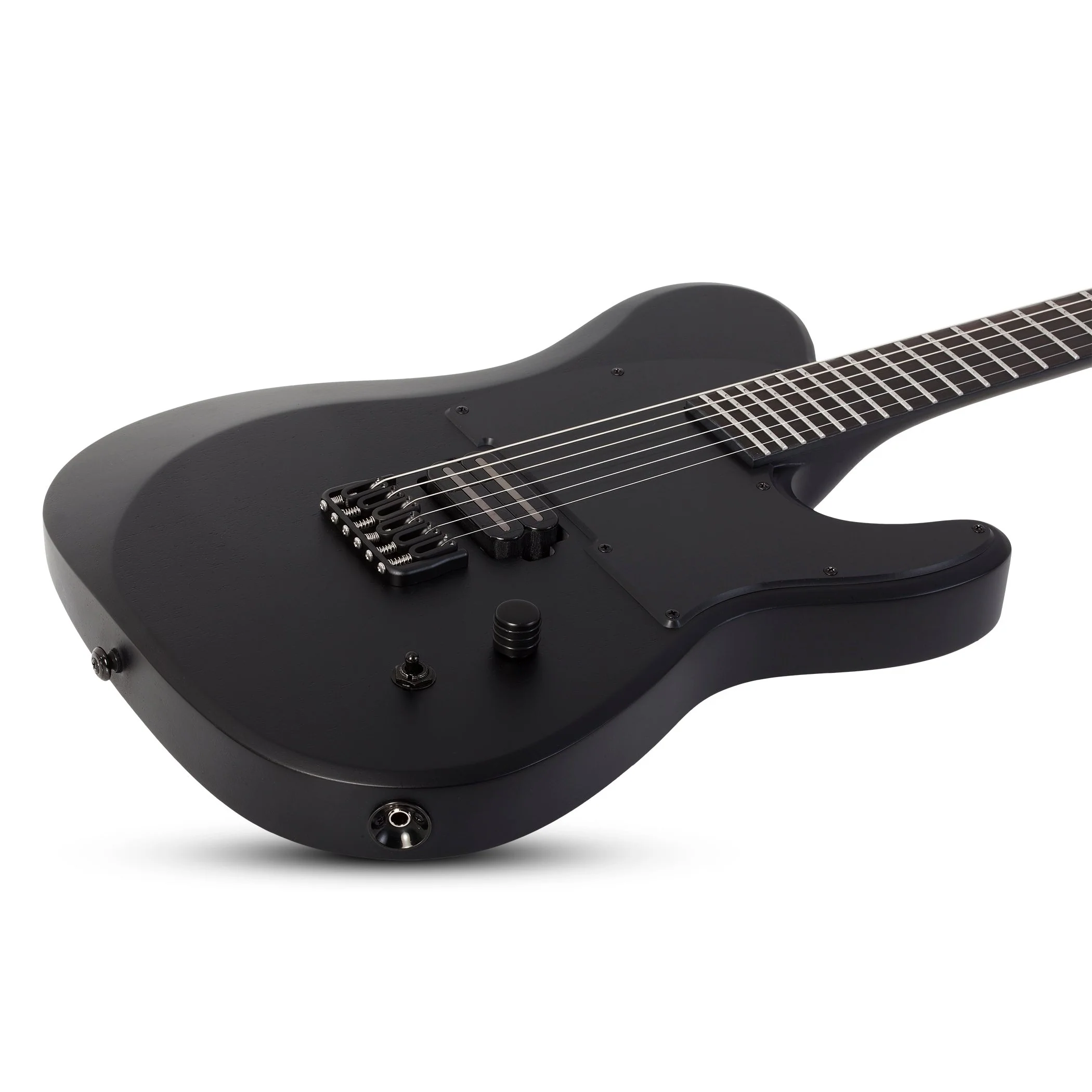 Schecter - PT Black Ops Electric Guitar, Satin Black Open Pore - 620-SHC - Image 2
