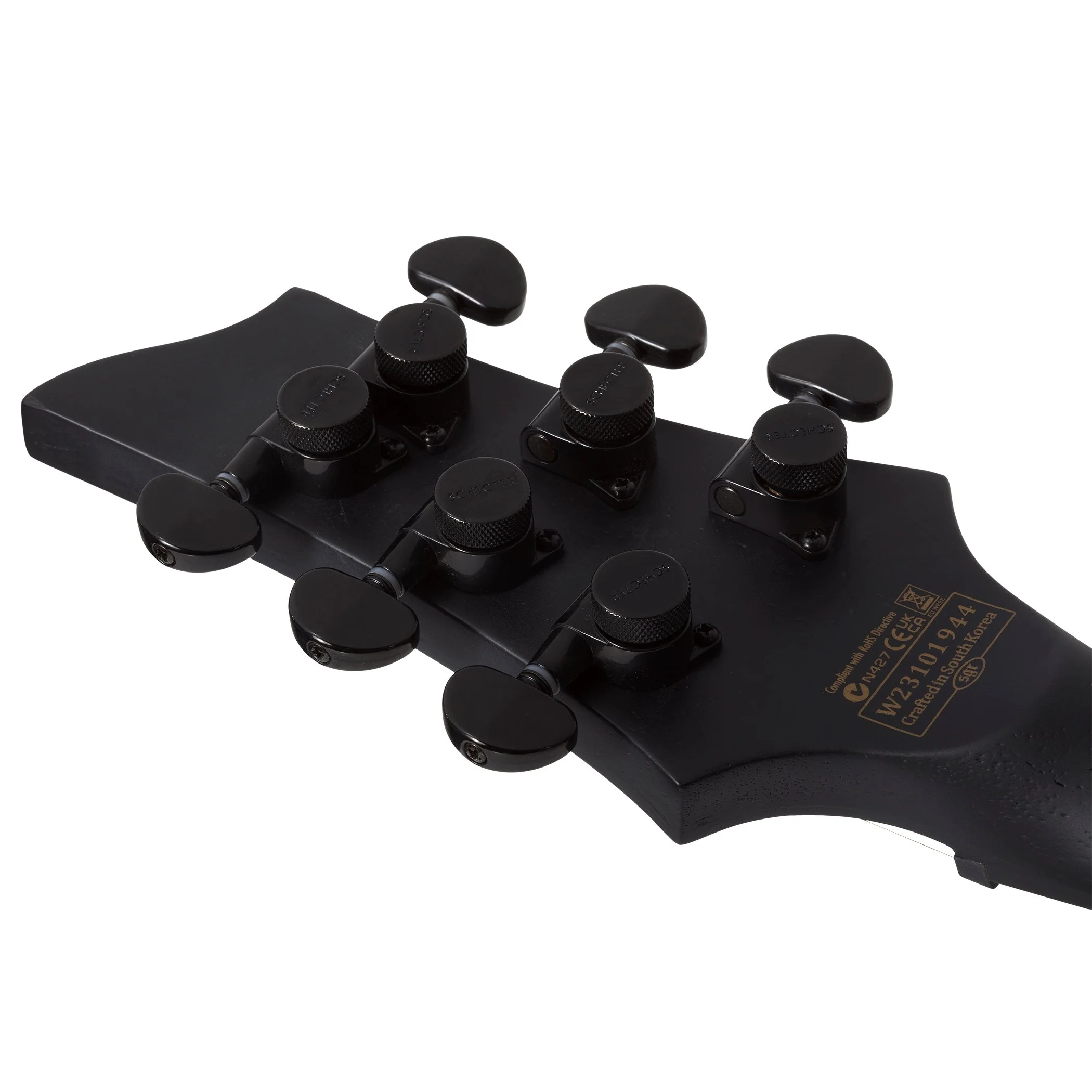 Schecter - PT Black Ops Electric Guitar, Satin Black Open Pore - 620-SHC - Image 5