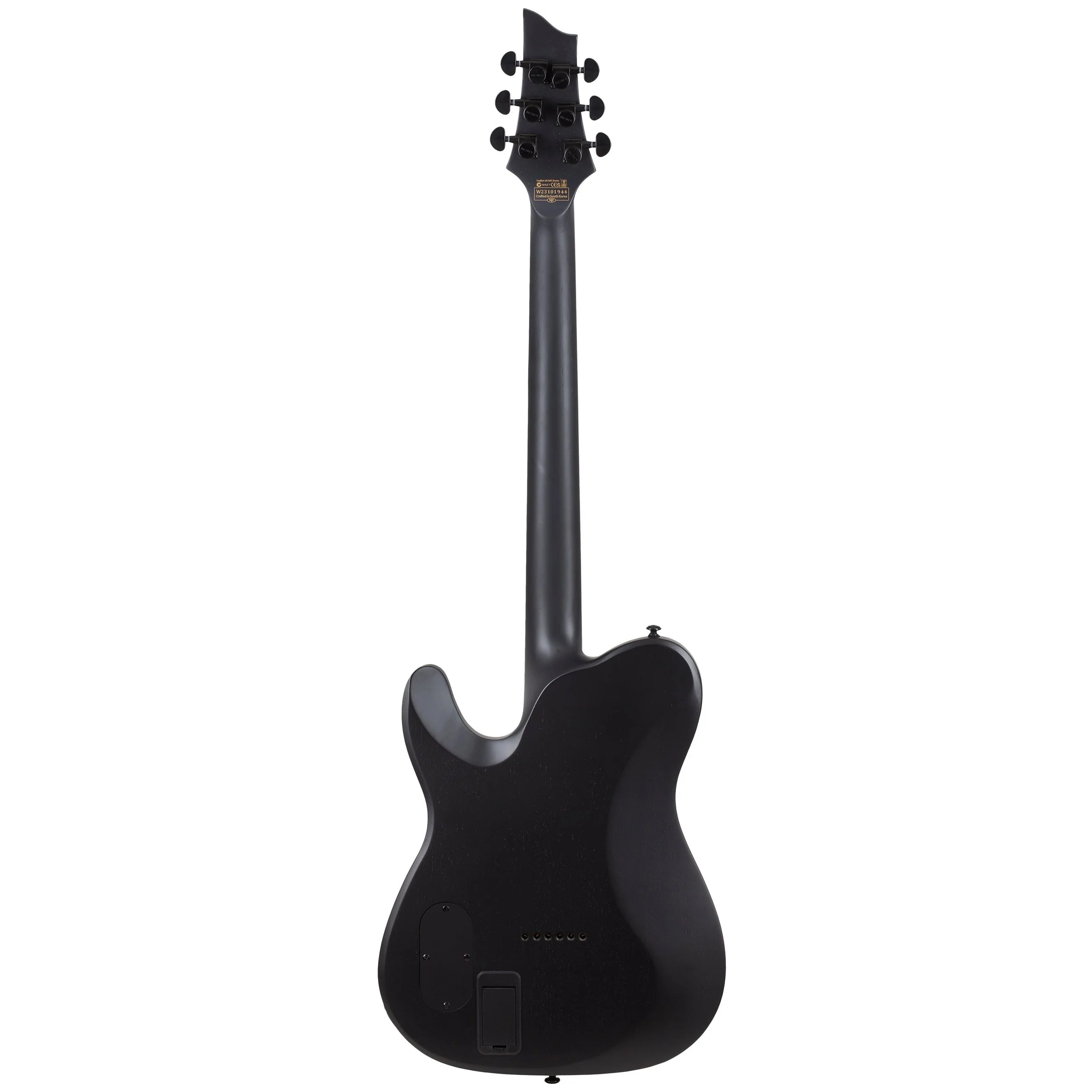 Schecter - PT Black Ops Left-Handed Electric Guitar - Satin Black Open Pore - 623-SHC - Image 4