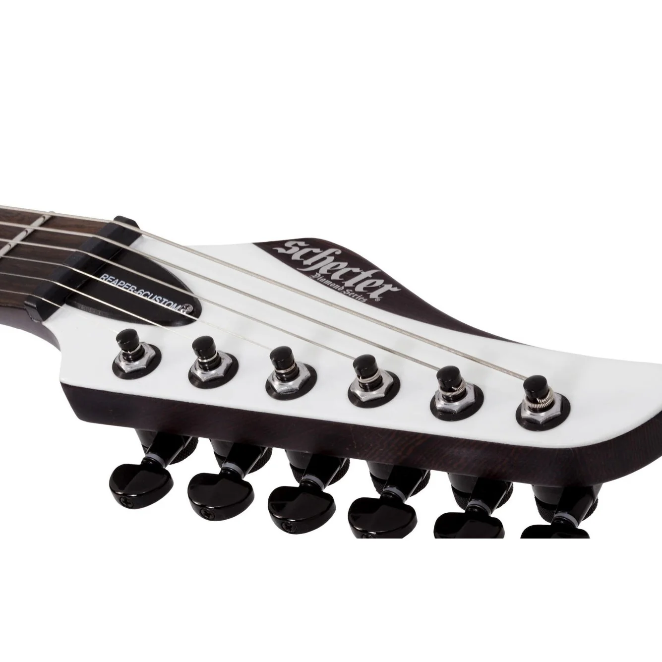 Schecter - Reaper-6 Custom Electric Guitar - Gloss White - Image 5