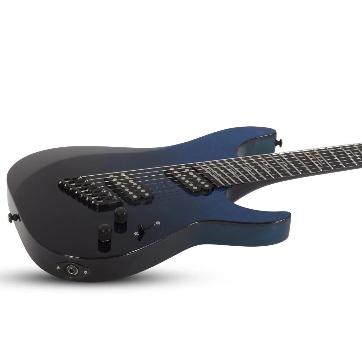 Schecter - Reaper-7 Elite Multiscale Electric Guitar - Deep Ocean Blue - Image 4