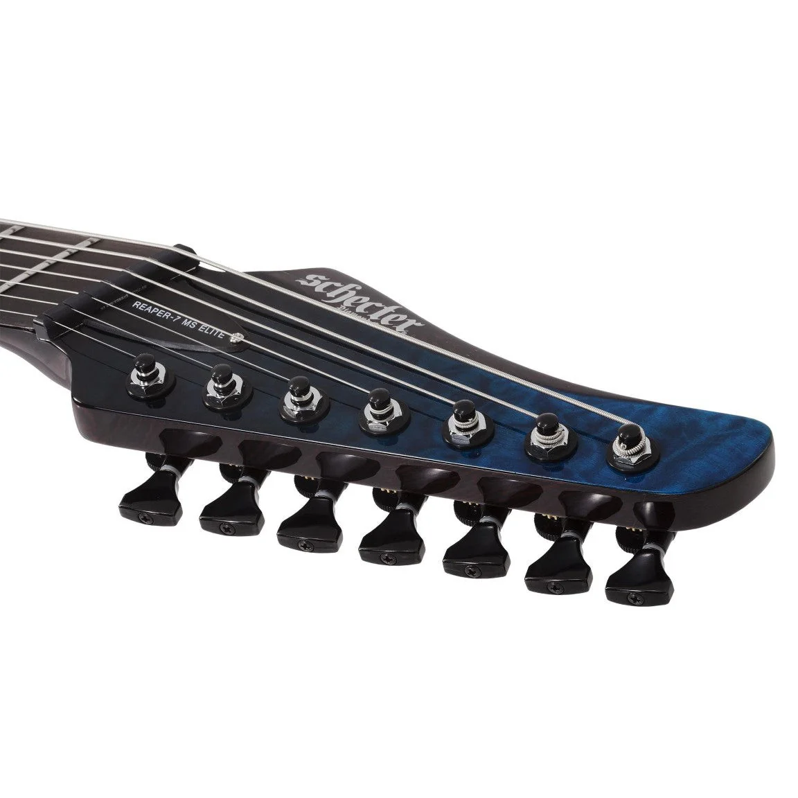 Schecter - Reaper-7 Elite Multiscale Electric Guitar - Deep Ocean Blue - Image 7