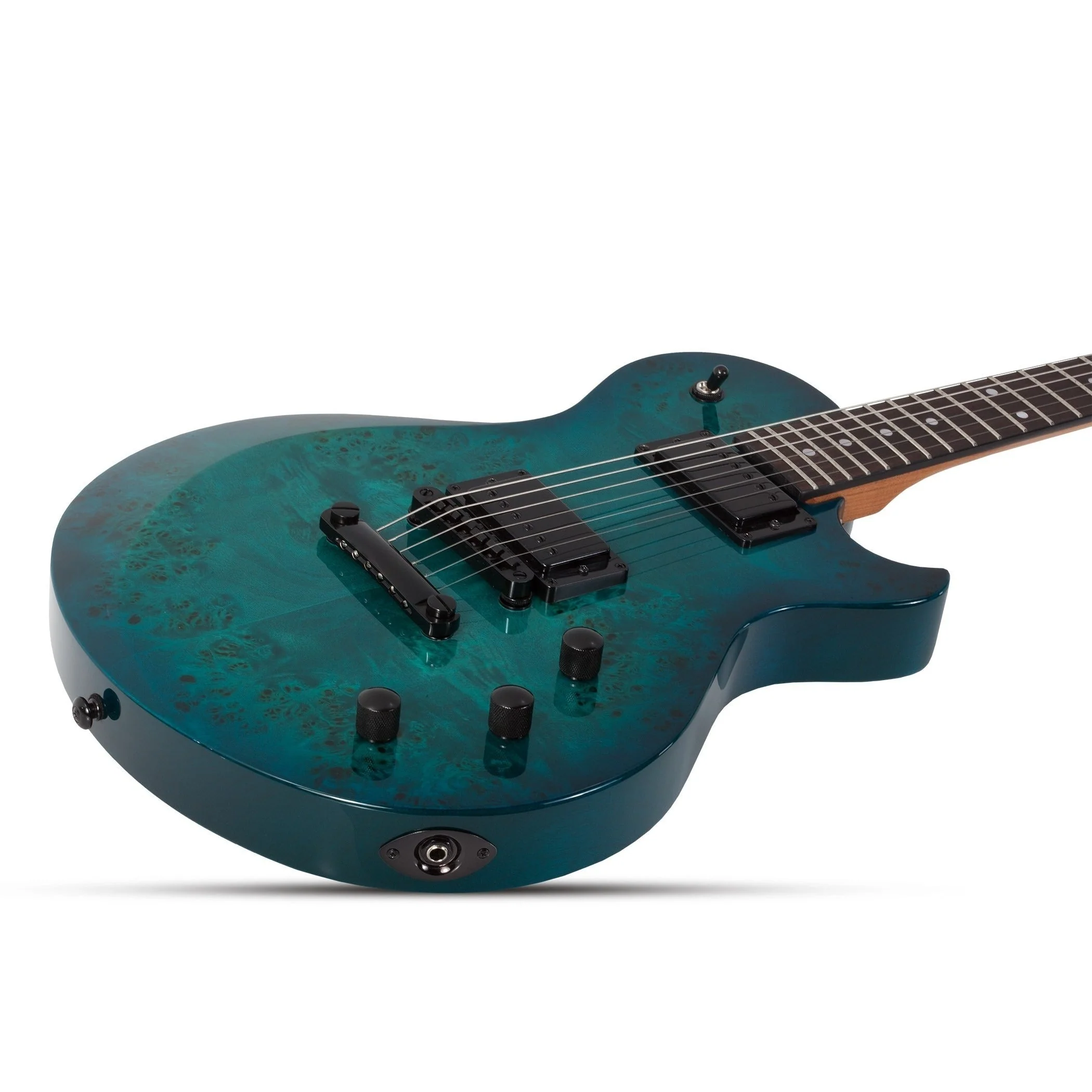 Schecter - Solo-II Standard Electric Guitar - Ocean Blue Burst - 3959-SHC - Image 4