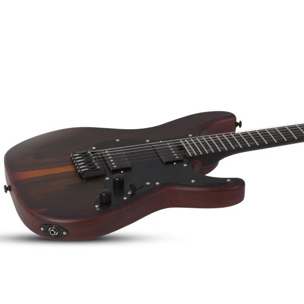 Schecter - Sun Valley Super Shredder Exotic Hardtail Ziricote Electric Guitar, Ziricote - 1270-SHC - Image 3