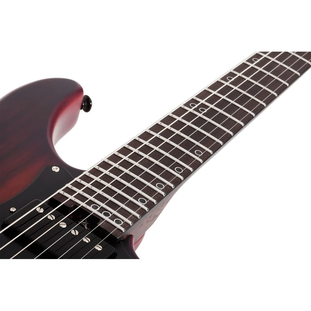 Schecter - Sun Valley Super Shredder Exotic Ziricote Electric Guitar - Black Limba  - 1266-SHC - Image 3