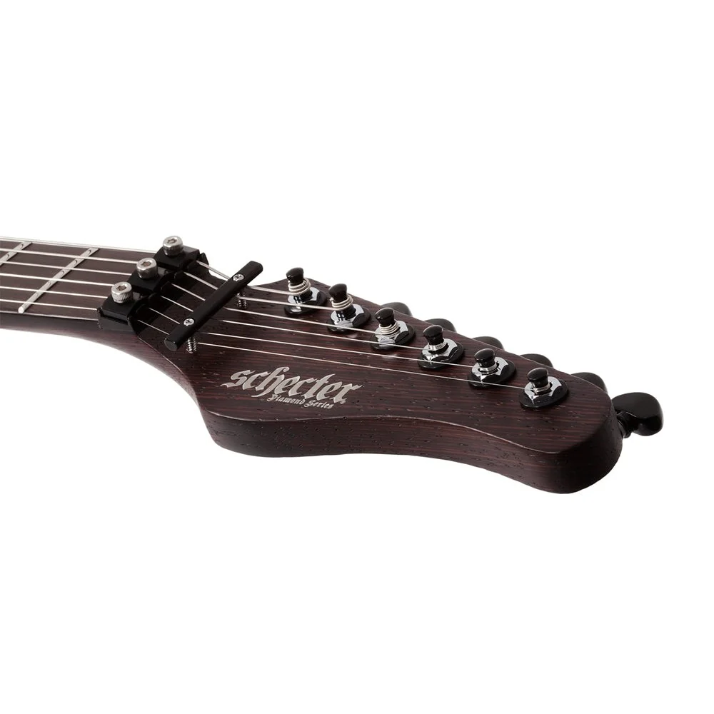 Schecter - Sun Valley Super Shredder Exotic Ziricote Electric Guitar - Black Limba  - 1266-SHC - Image 5