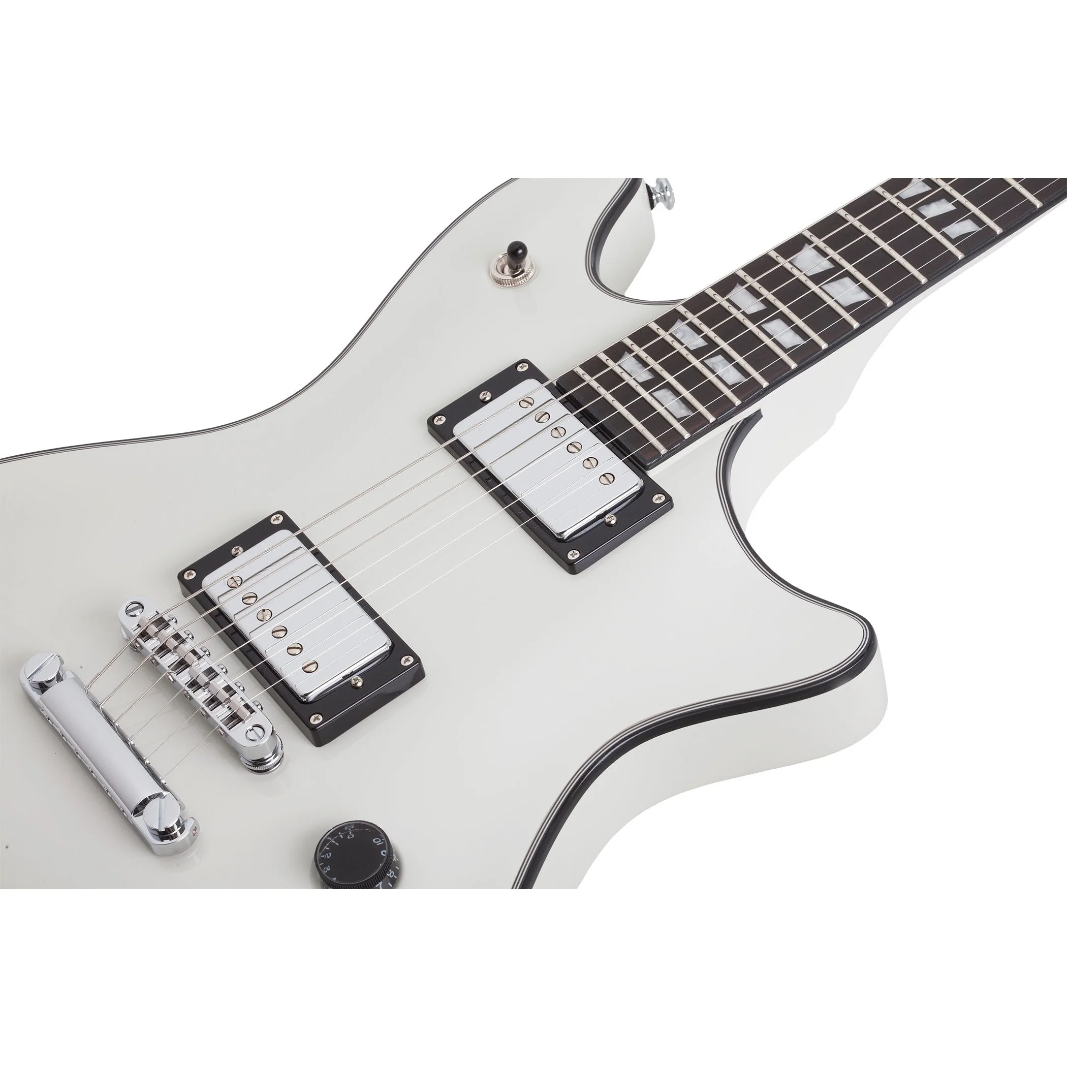 Schecter - Tempest Custom Electric Guitar - Vintage White  - 1724-SHC - Image 2