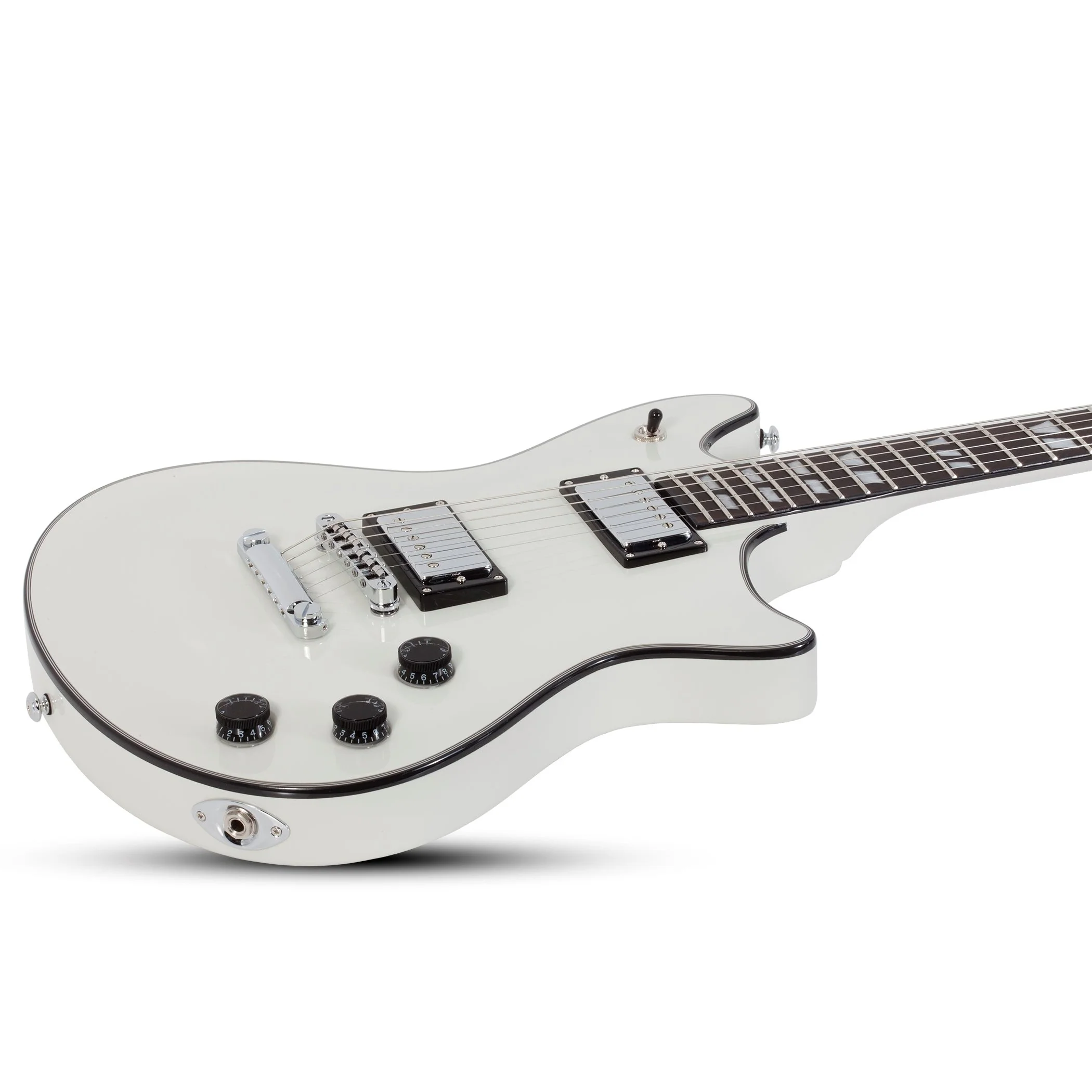Schecter - Tempest Custom Electric Guitar - Vintage White  - 1724-SHC - Image 3
