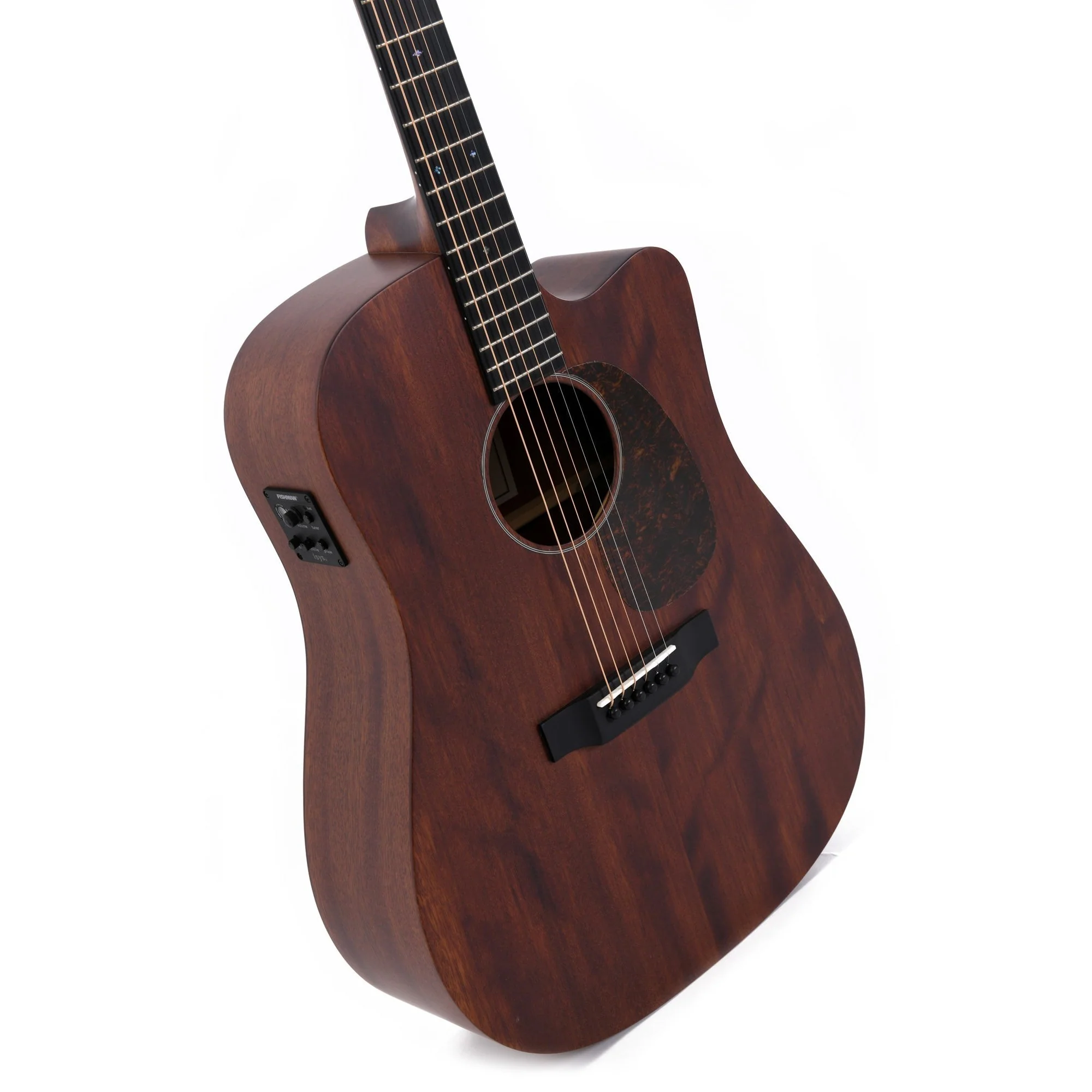 Sigma - DMC-15E+ Dreadnought Acoustic Electric Mahogany Top Natural - Image 2
