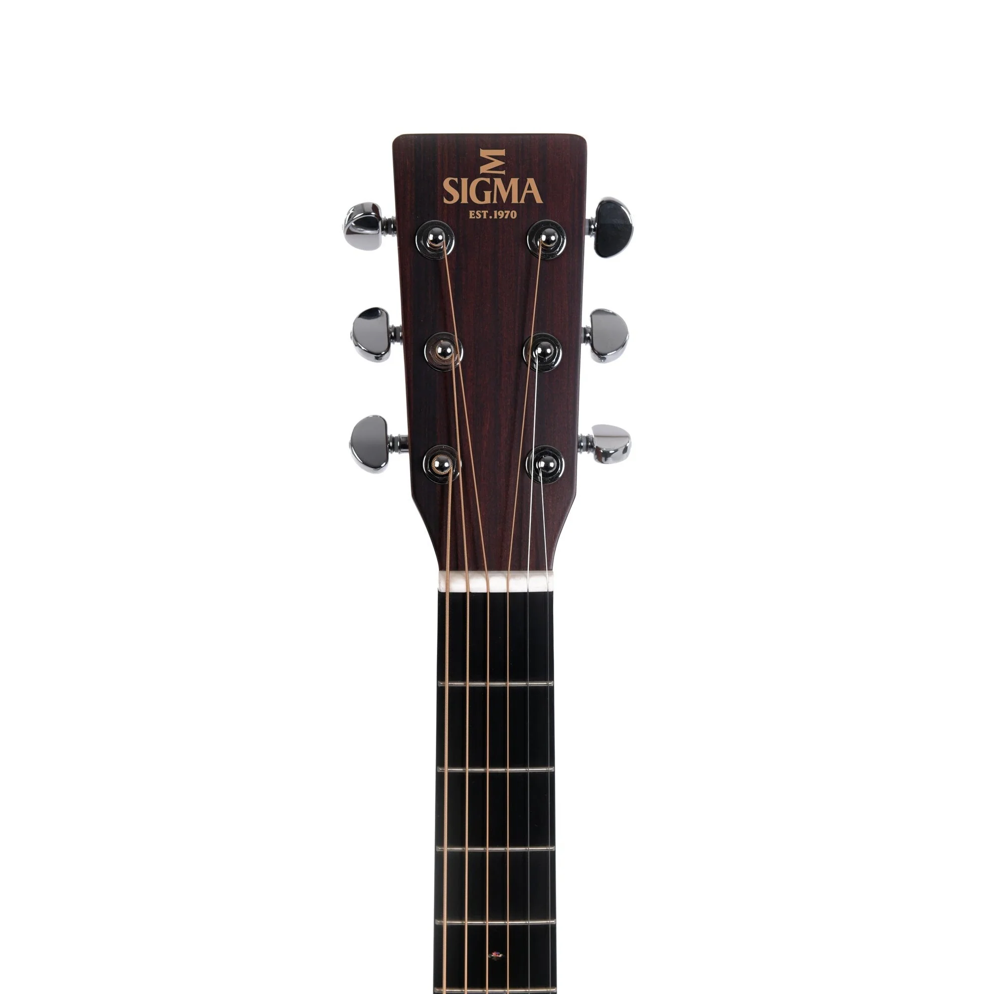 Sigma - DMC-15E+ Dreadnought Acoustic Electric Mahogany Top Natural - Image 3
