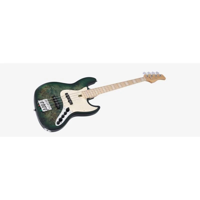 Sire Bass Guitars - Marcus Miller V7 Ash Reissue 4-String Electric Bass - Transparent Green Satin - V7-SWAMP-ASH-RI-4-TGRS - Image 3