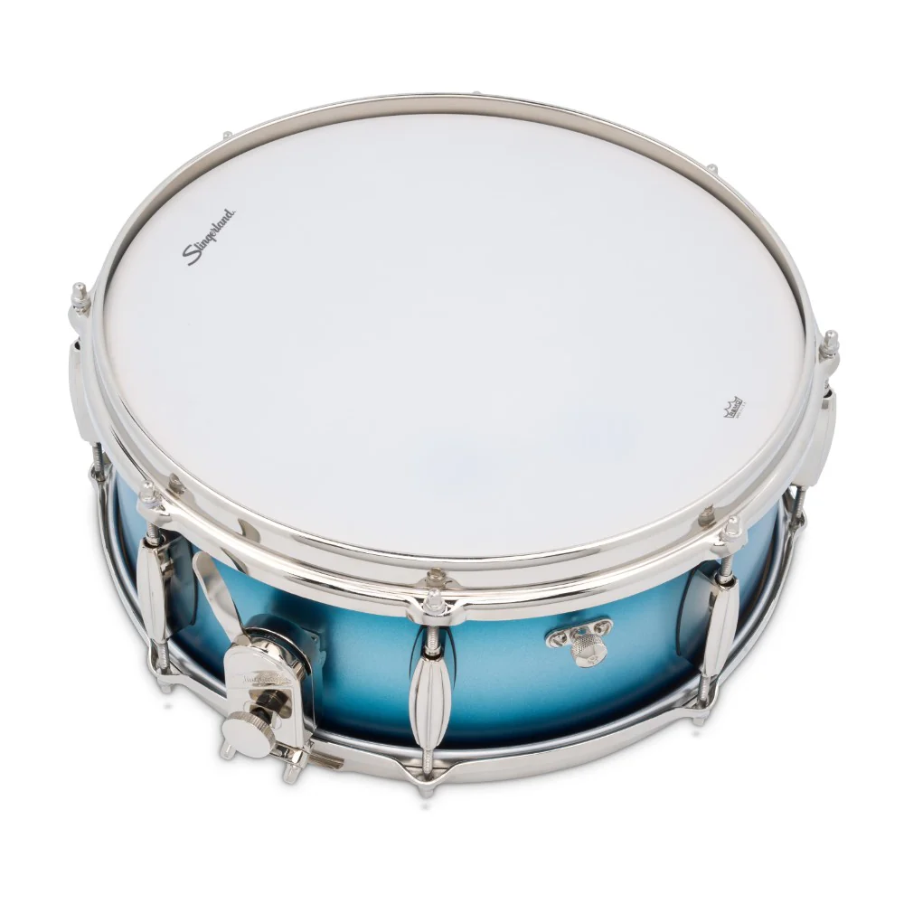 Slingerland - Radio King Artist Snare 5.5x14 Silver Blue Lacquer SLLS5514SSK371 - Image 4