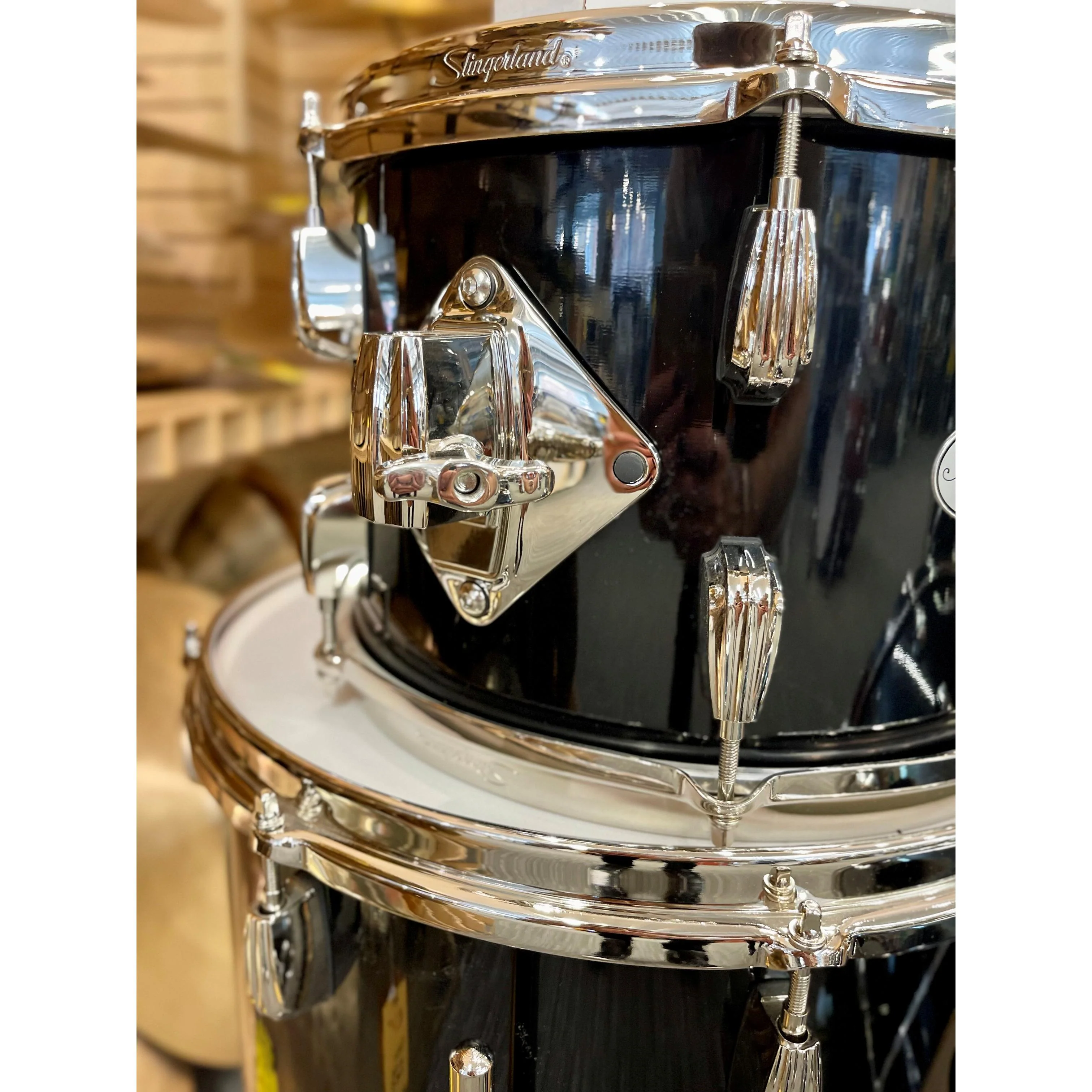 Slingerland - Studio King 3-Piece Shell Pack Black - Image 4