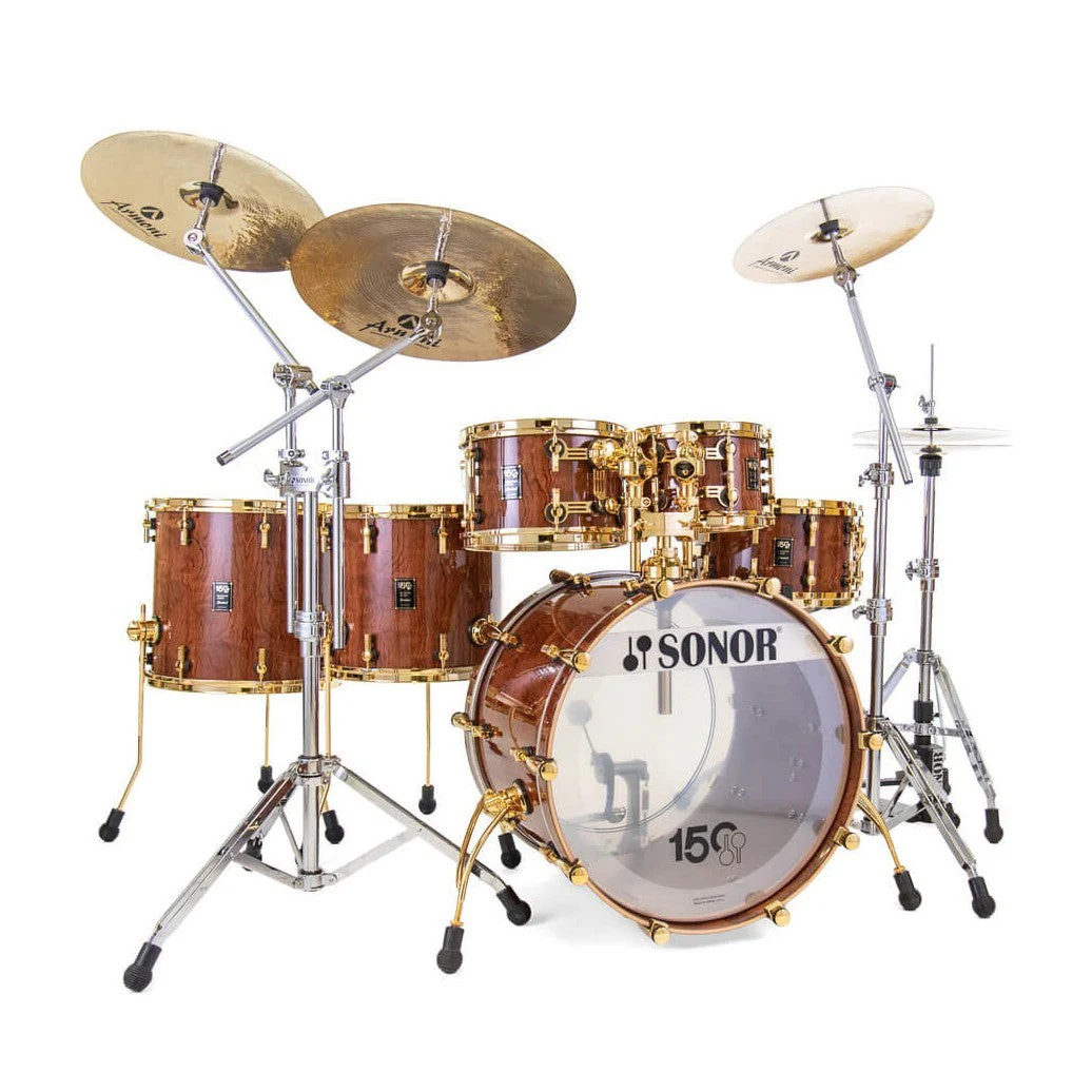 Sonor - 150th Anniversary Sonorlite Signature Fusion 6-piece Shell Pack - Genuine Bubinga High Gloss - SIG-150-WMGEB