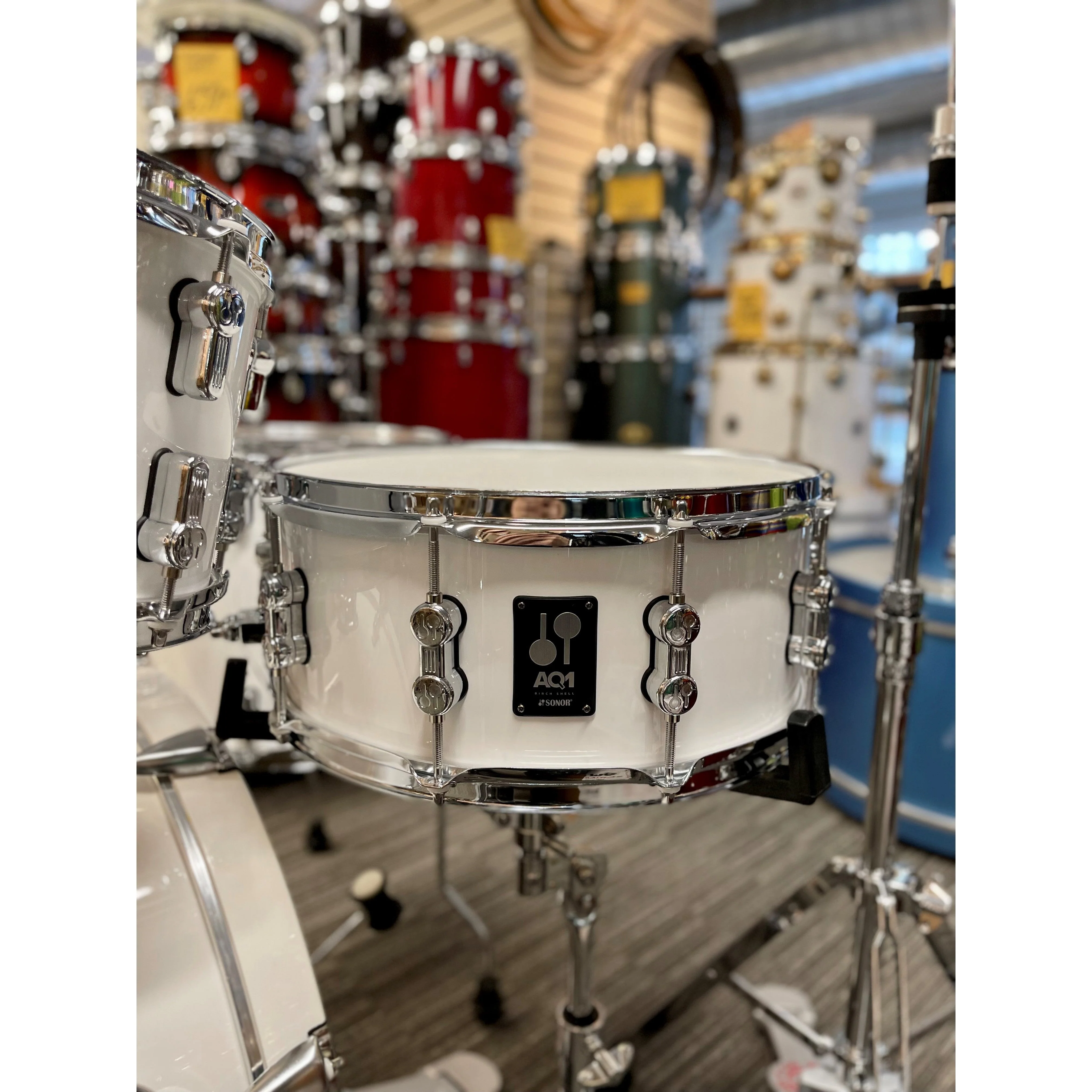 Sonor - AQ1-STUDIO-SET-PW 5-piece Set with Hardware Piano White 17500113 - Image 5
